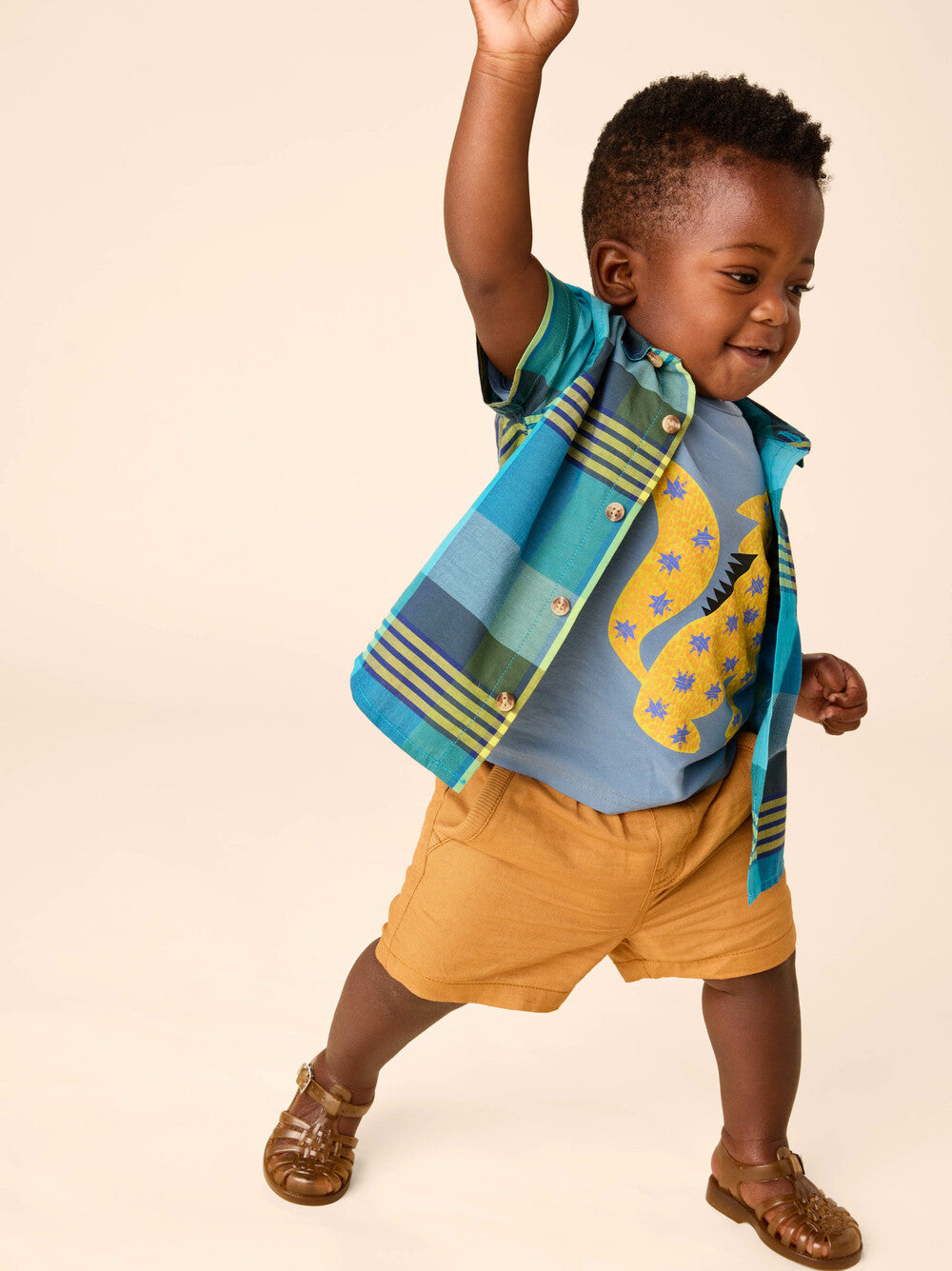 Tea Coronet Blue | Baby Wolf Graphic Tee