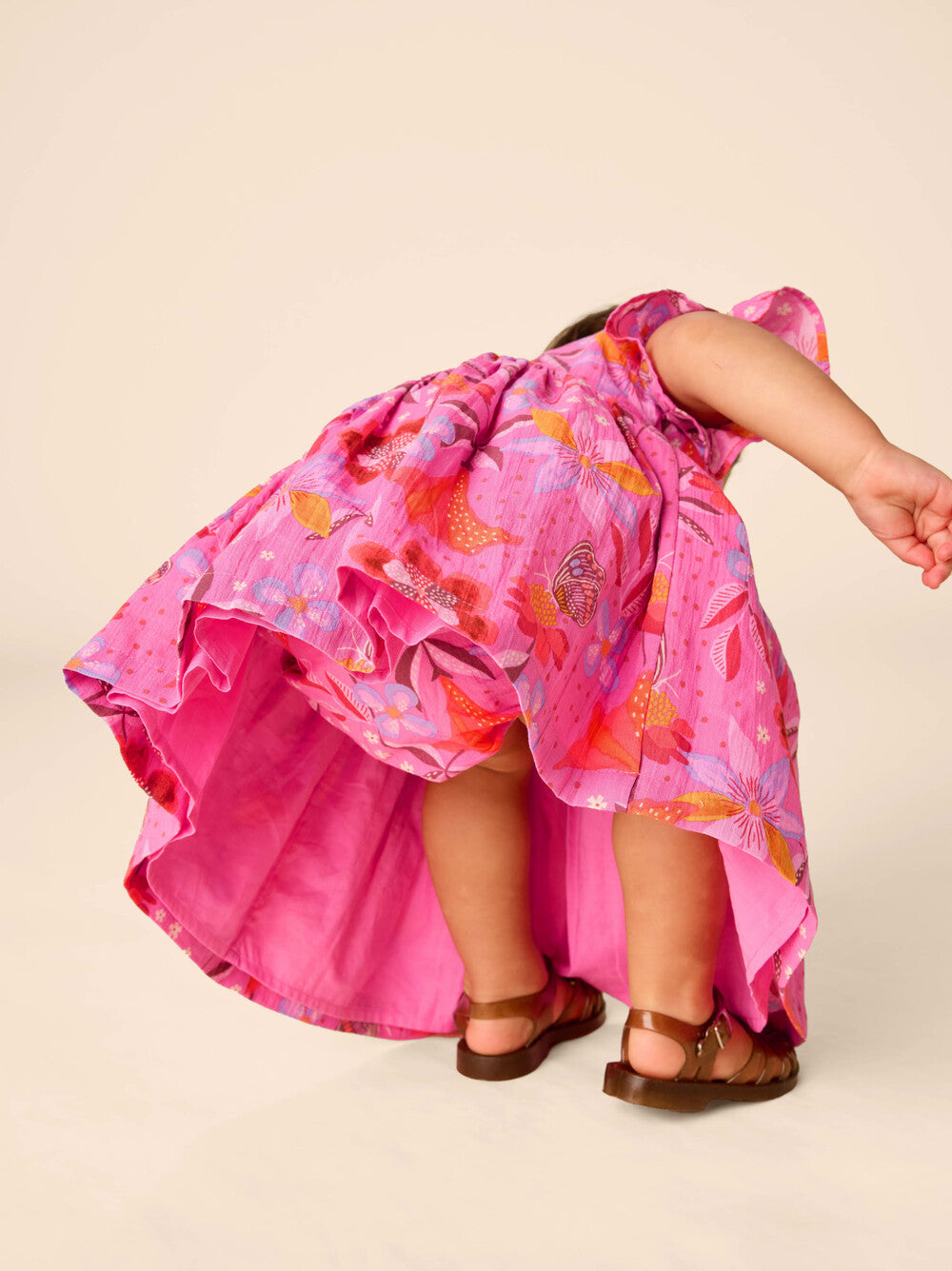 Tea Brazilian | Ruffle Sleeve Dress Set