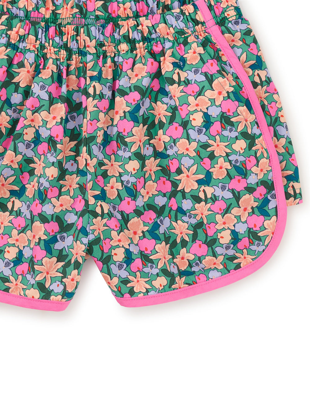 Tea Orchid Ditsy | Woven Dolphin Shorts