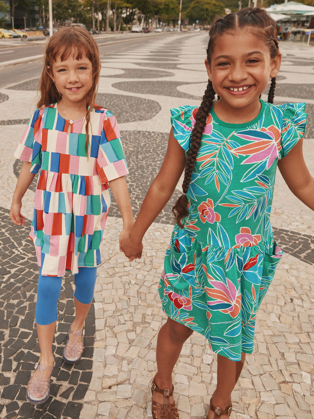 Tea Copacabana Tile | Kaftan Dress