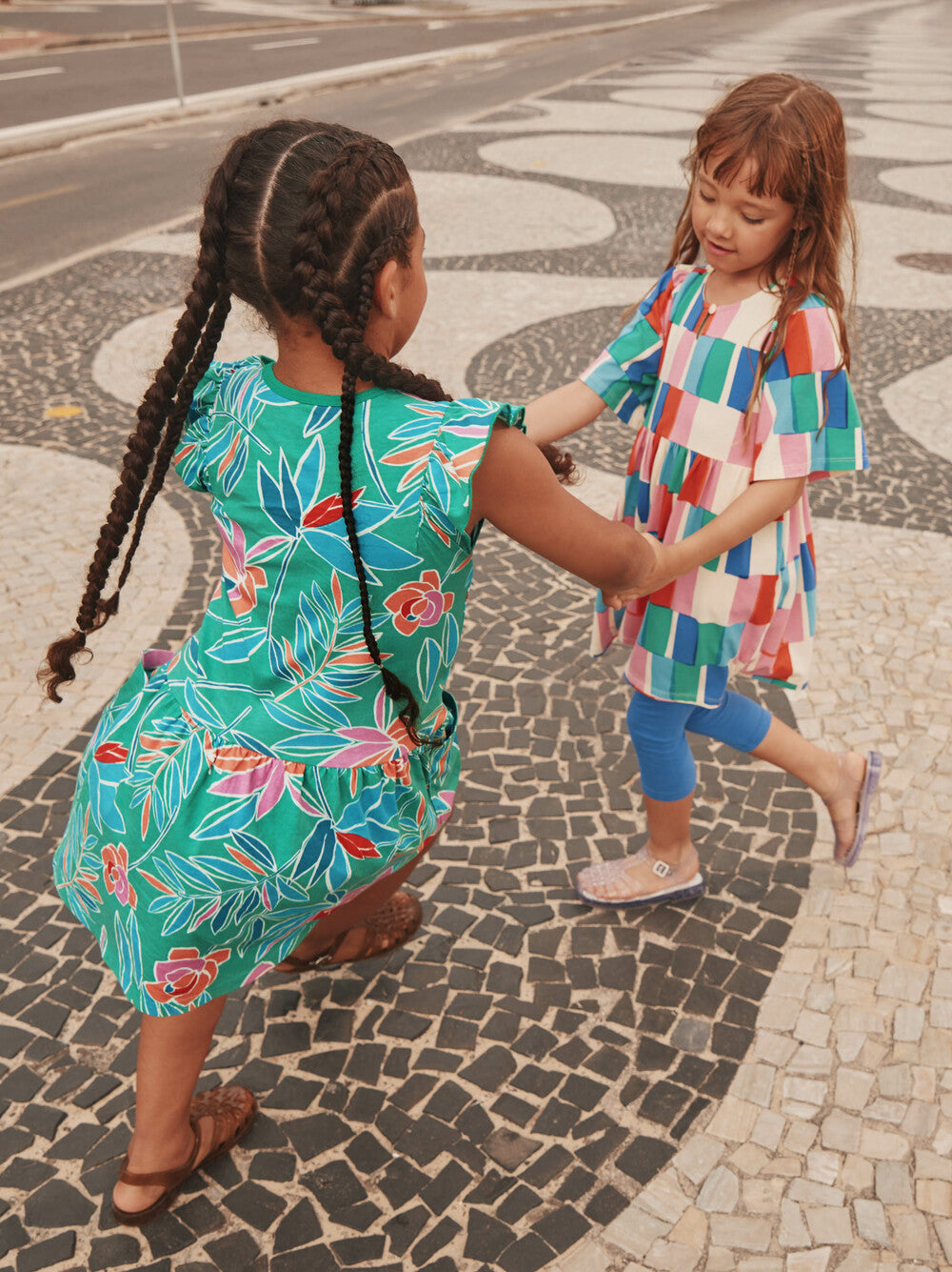 Tea Copacabana Tile | Kaftan Dress