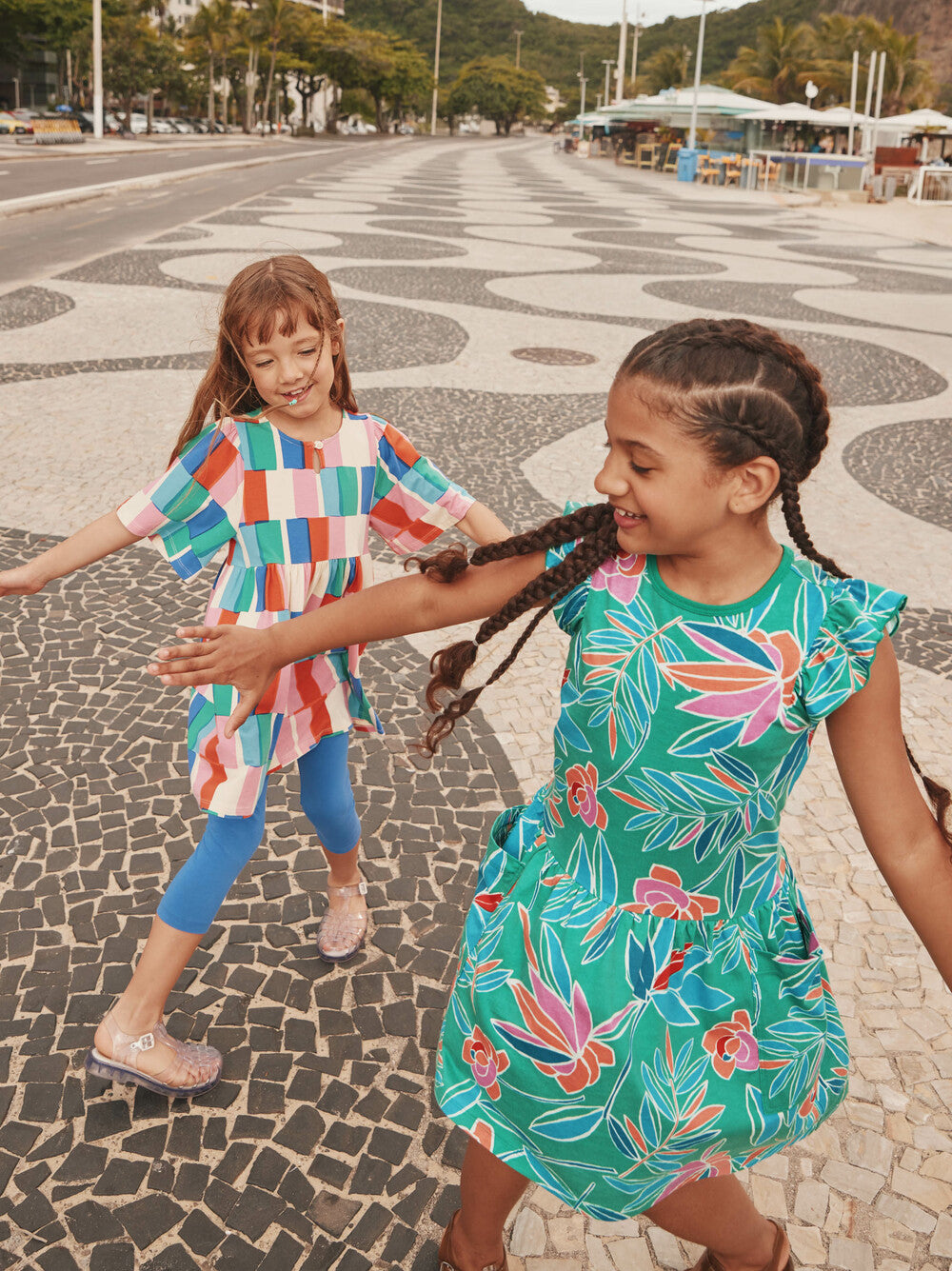 Tea Copacabana Tile | Kaftan Dress
