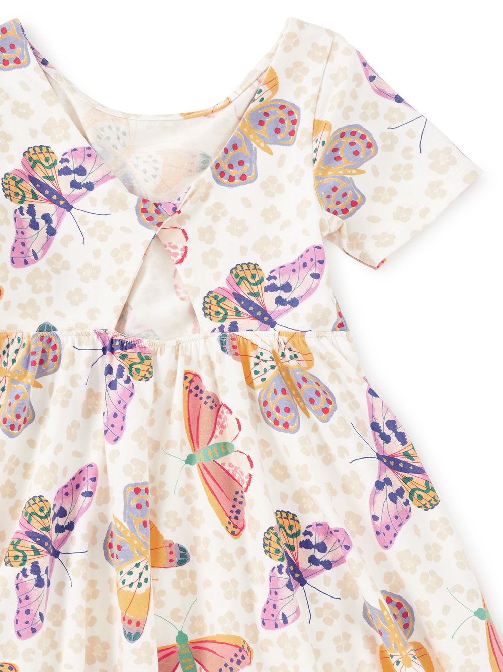 Tea Jaguar Spot | Twist Back Ballet Dress