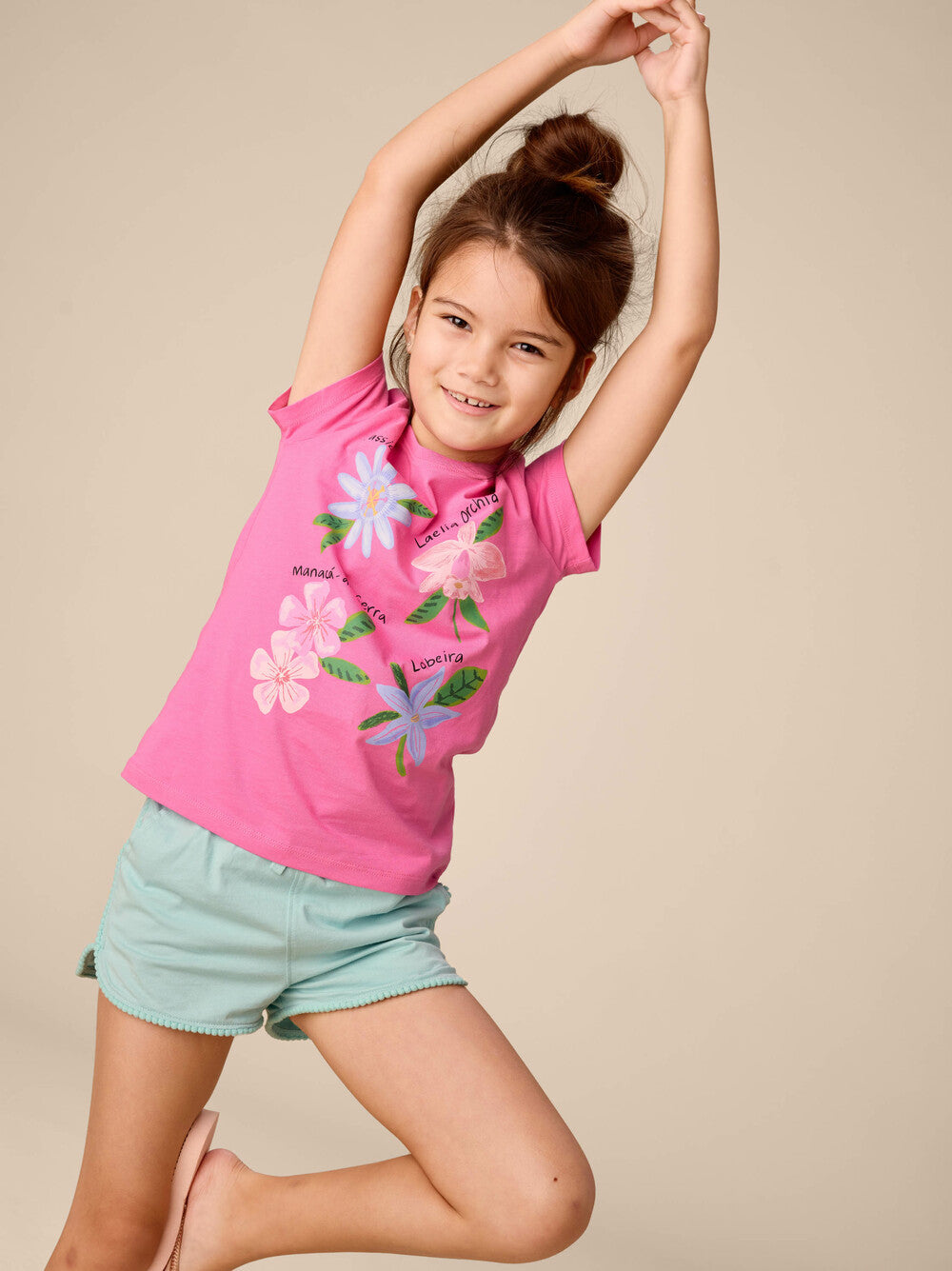 Tea Carousel Pink | Orchid Discovery Graphic Tee
