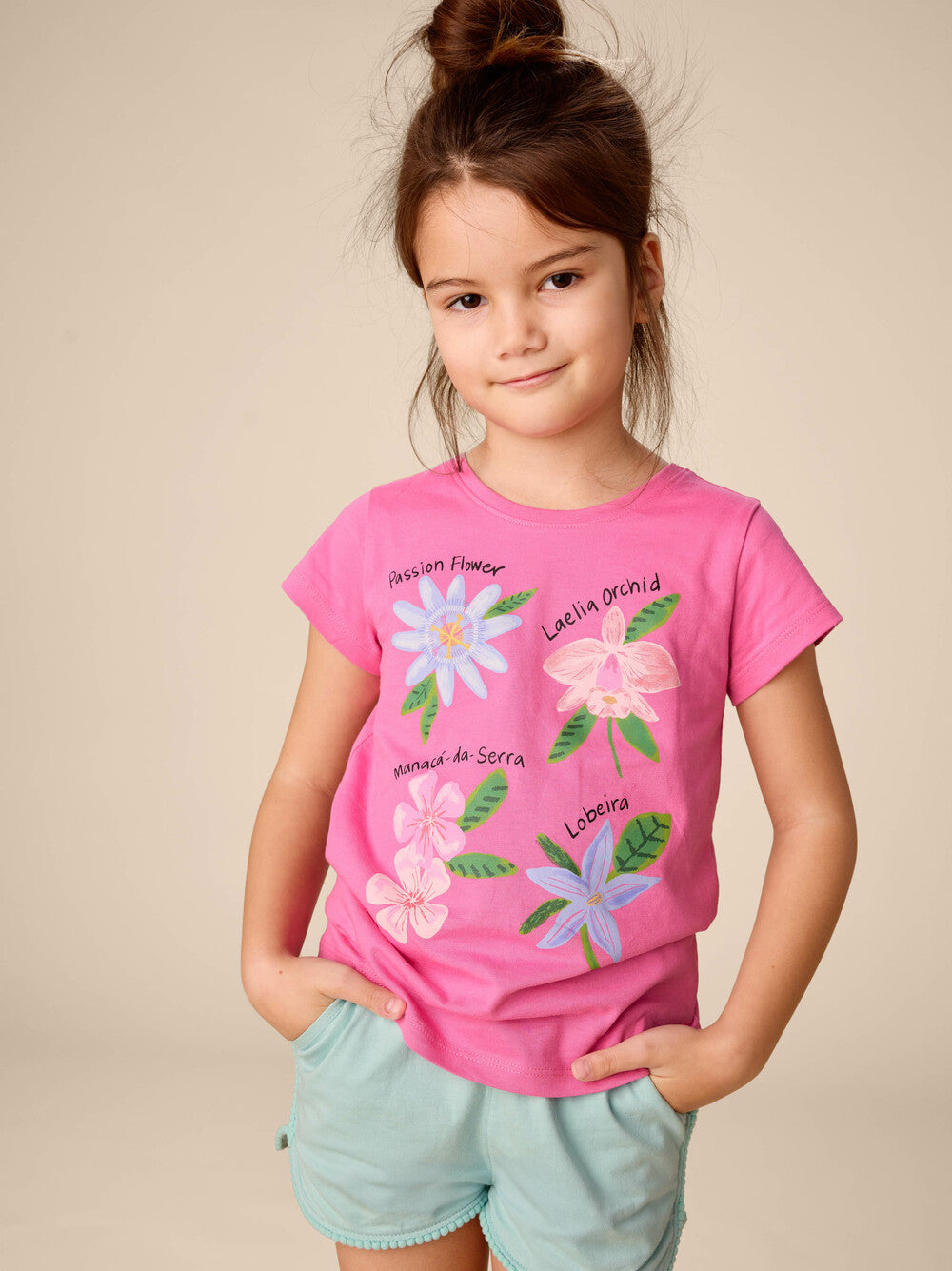 Tea Carousel Pink | Orchid Discovery Graphic Tee