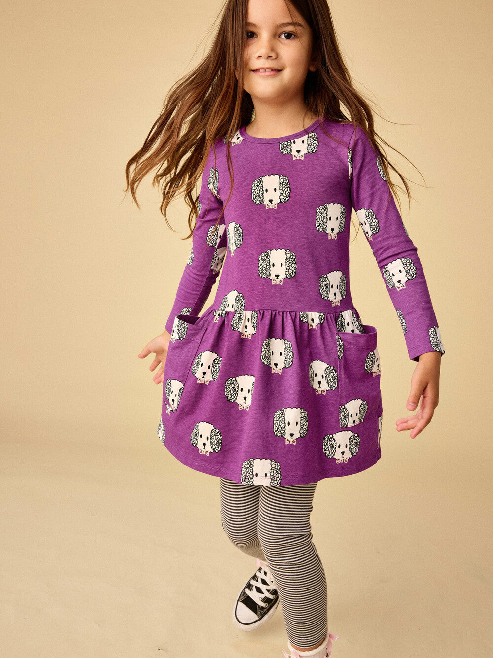 Tea Maltipo | Long Sleeve Pocket Dress