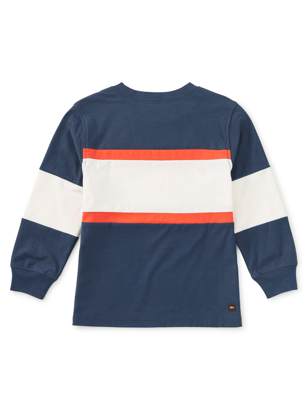 Tea Naval Blue | Colorblock Rugby Top