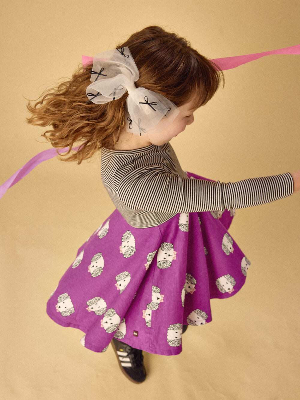 Tea Maltipoo | Print Mix Twirl Dress
