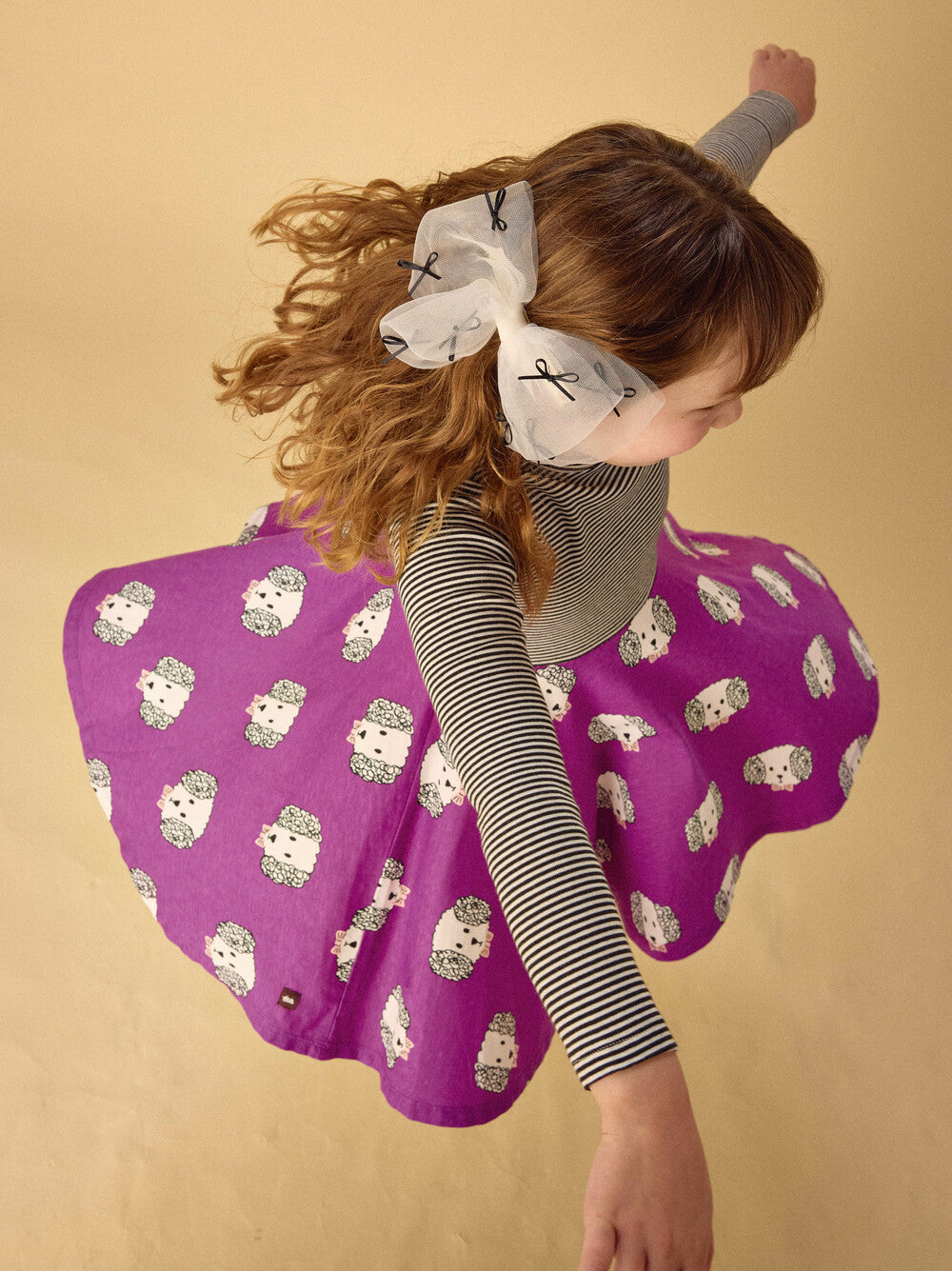 Tea Maltipoo | Print Mix Twirl Dress
