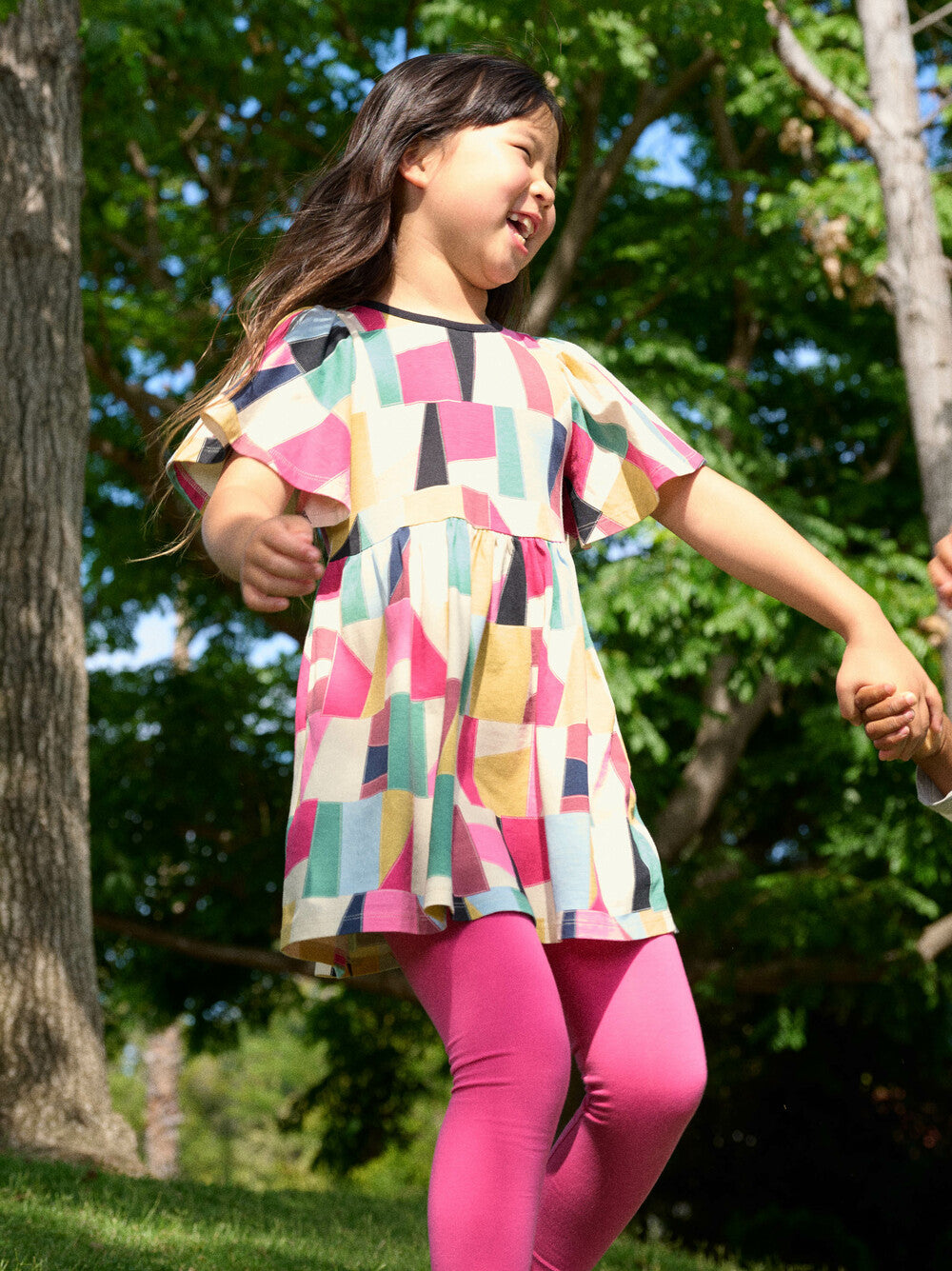 Tea Astilbe Pink | Solid Leggings