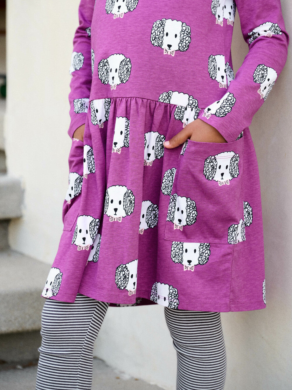 Tea Maltipo | Long Sleeve Pocket Dress