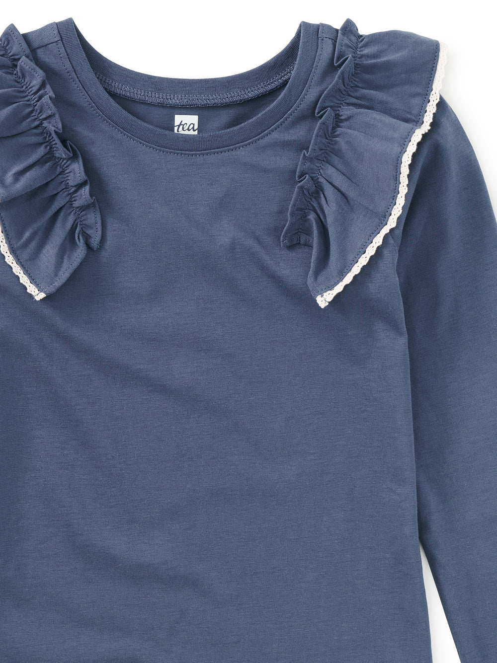 Tea Triumph | Long Sleeve Lace Trim Top