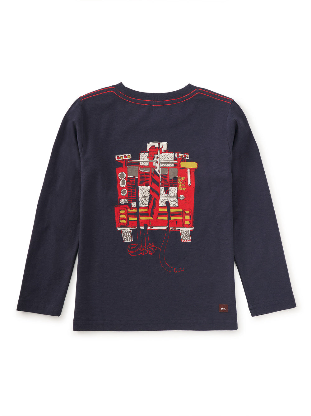 Tea Indigo | Fire Truck Graphic Tee