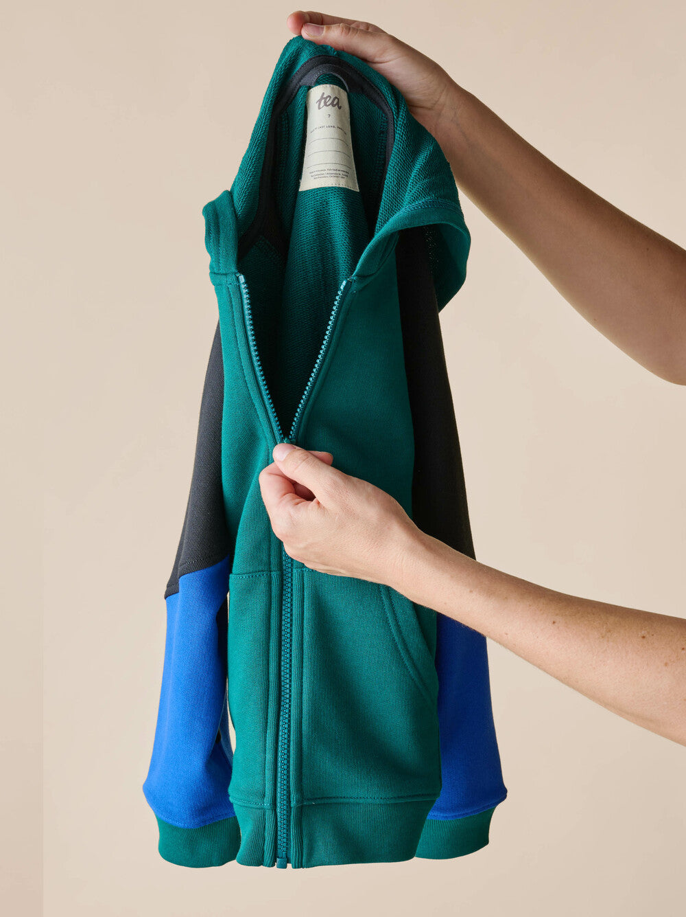 Tea Jade | Colorblock Hoodie