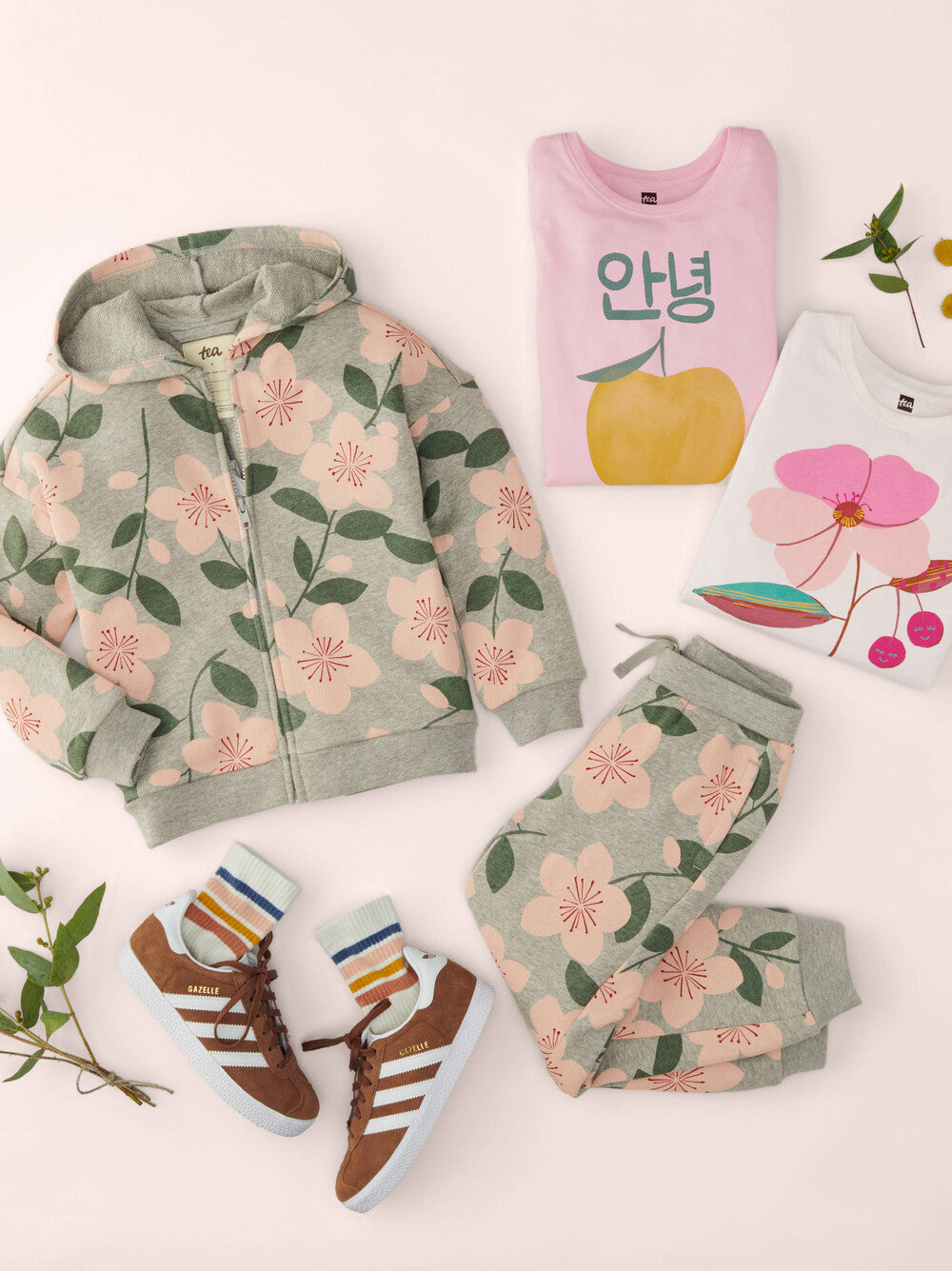 Tea Plum Blossom | Going Places Joggers