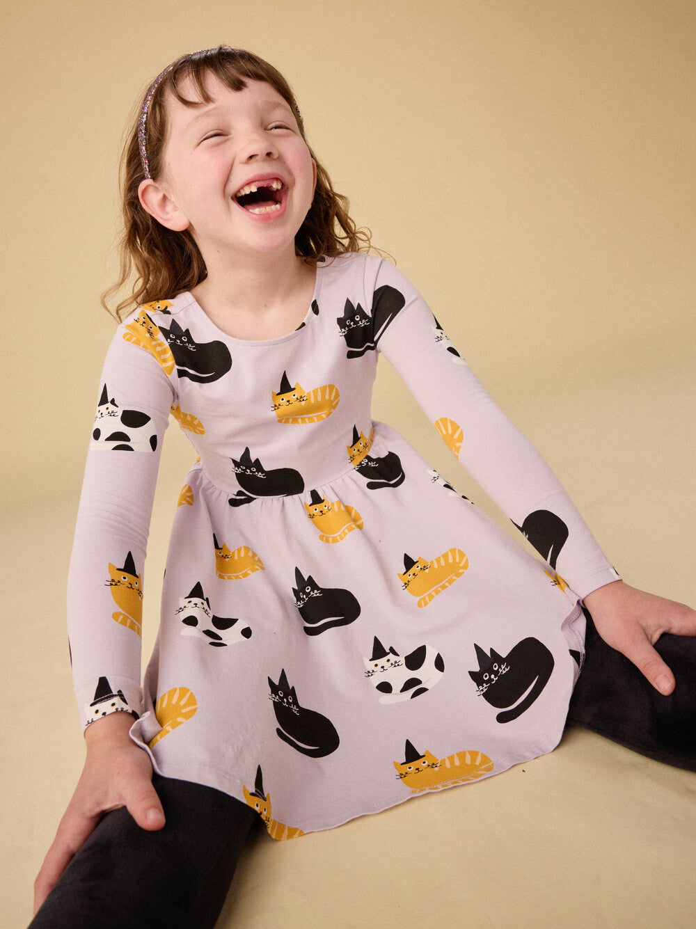 Tea Cats in Hats | Printed Ballet Dress