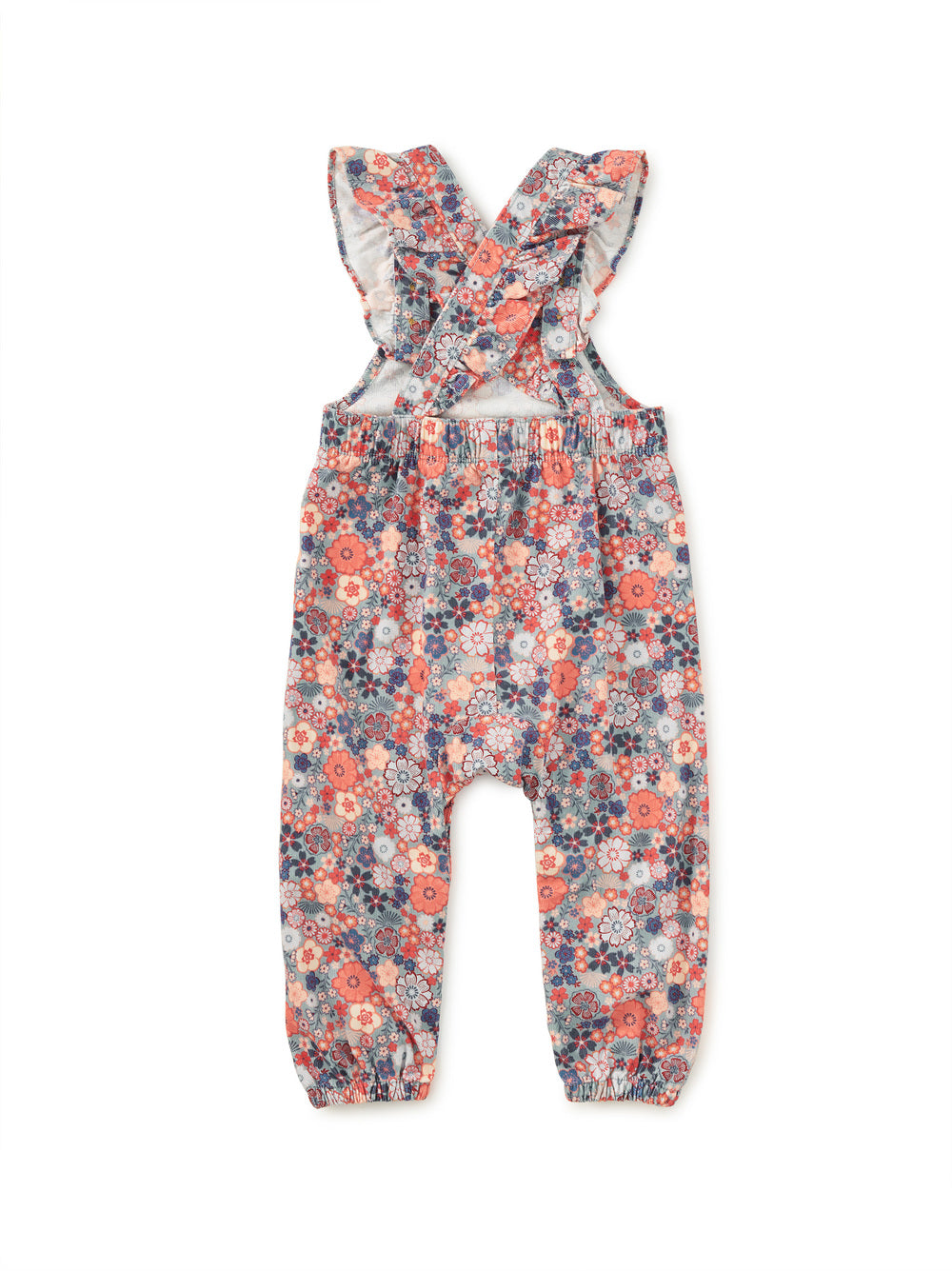 Tea Japanese Mini | Corduroy Ruffle Romper