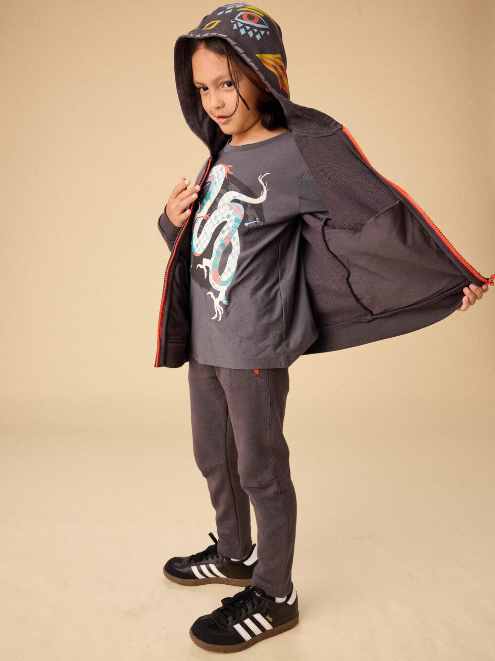 Tea Pepper | Dragon Hood Easy Fit Hoodie