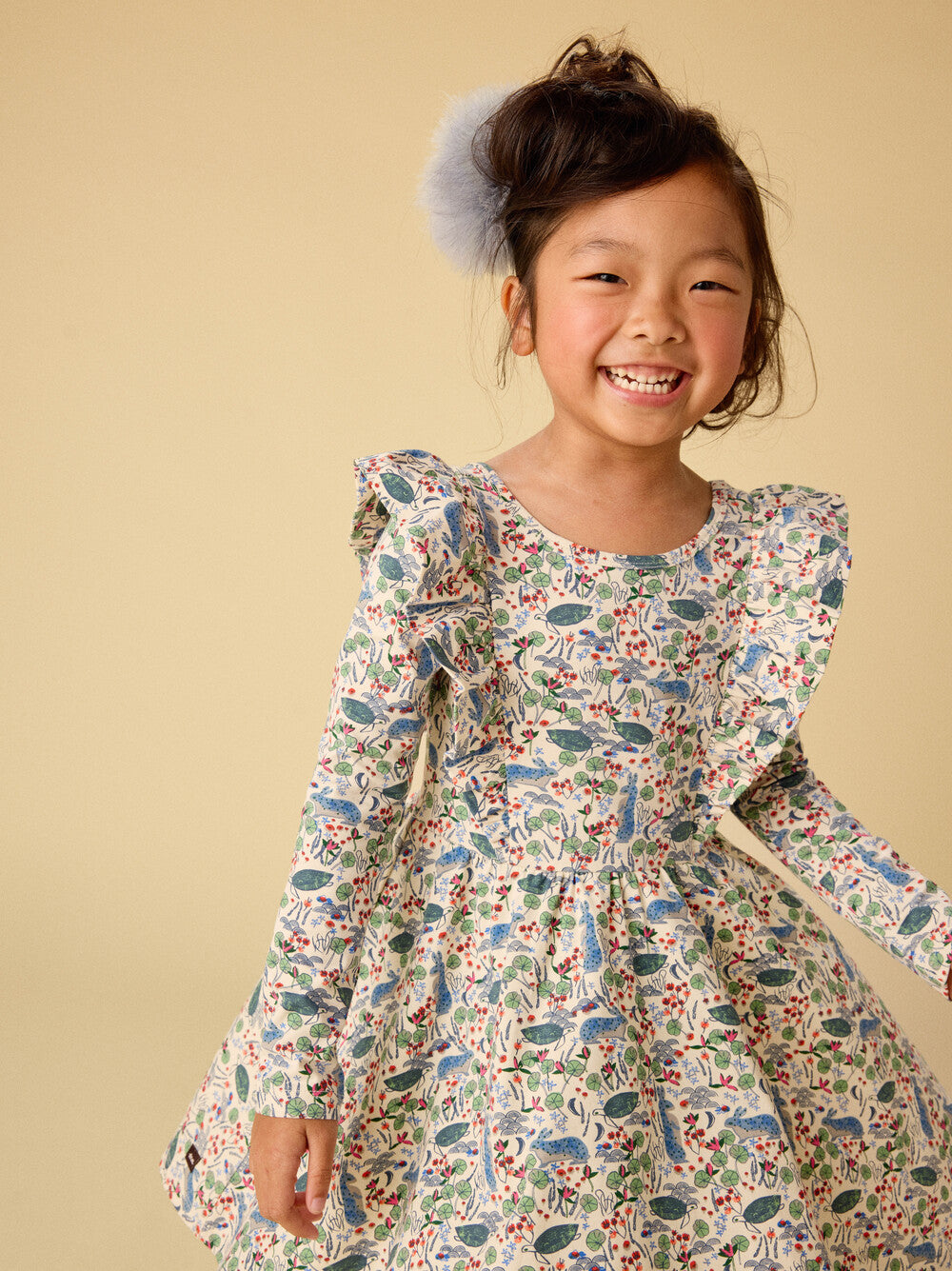 Tea Rabbit | Ruffle Shoulder Ballet Dress