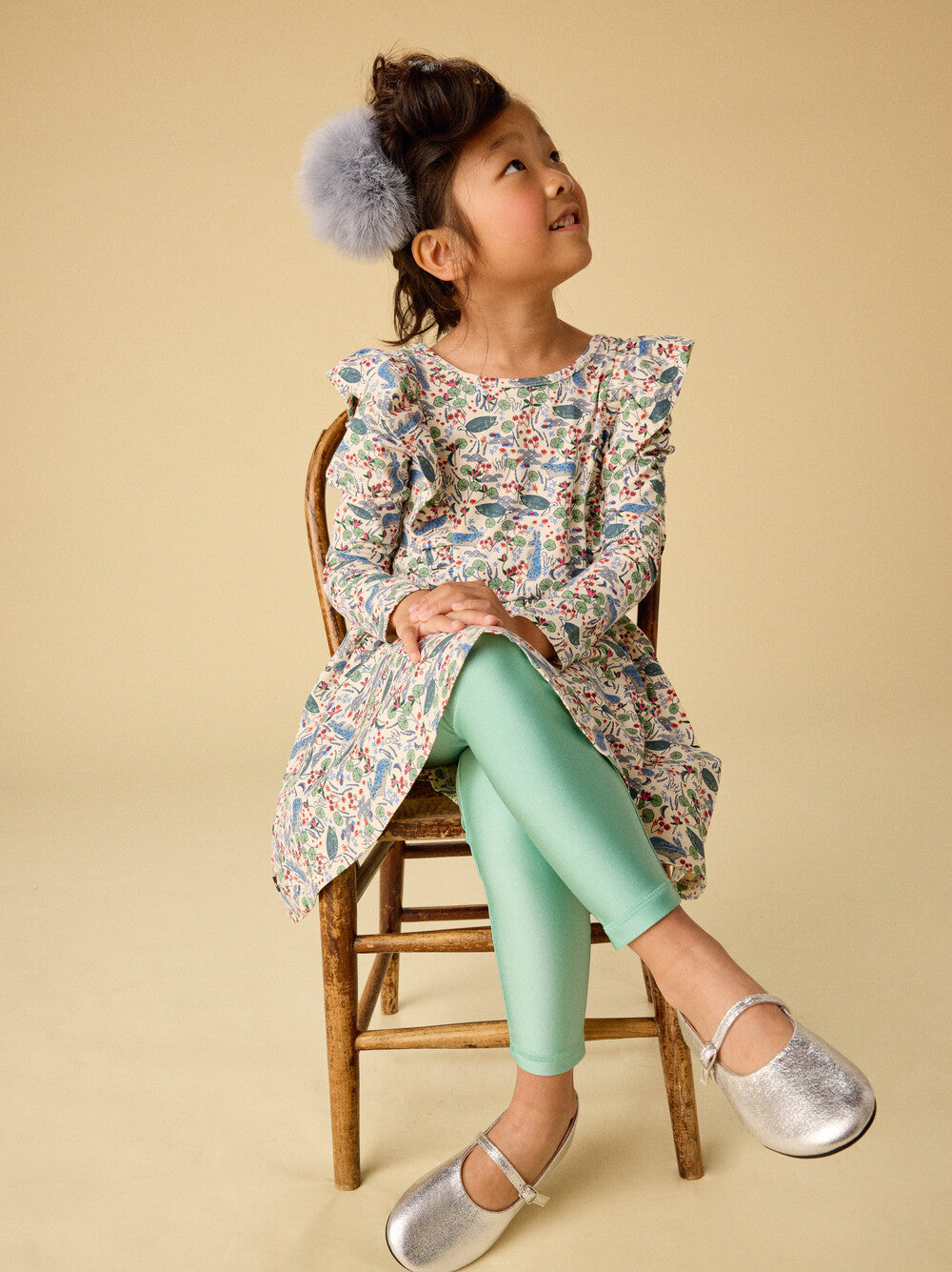Tea Rabbit | Ruffle Shoulder Ballet Dress