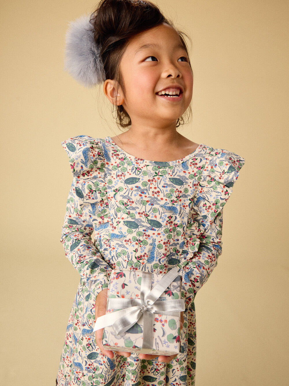 Tea Rabbit | Ruffle Shoulder Ballet Dress
