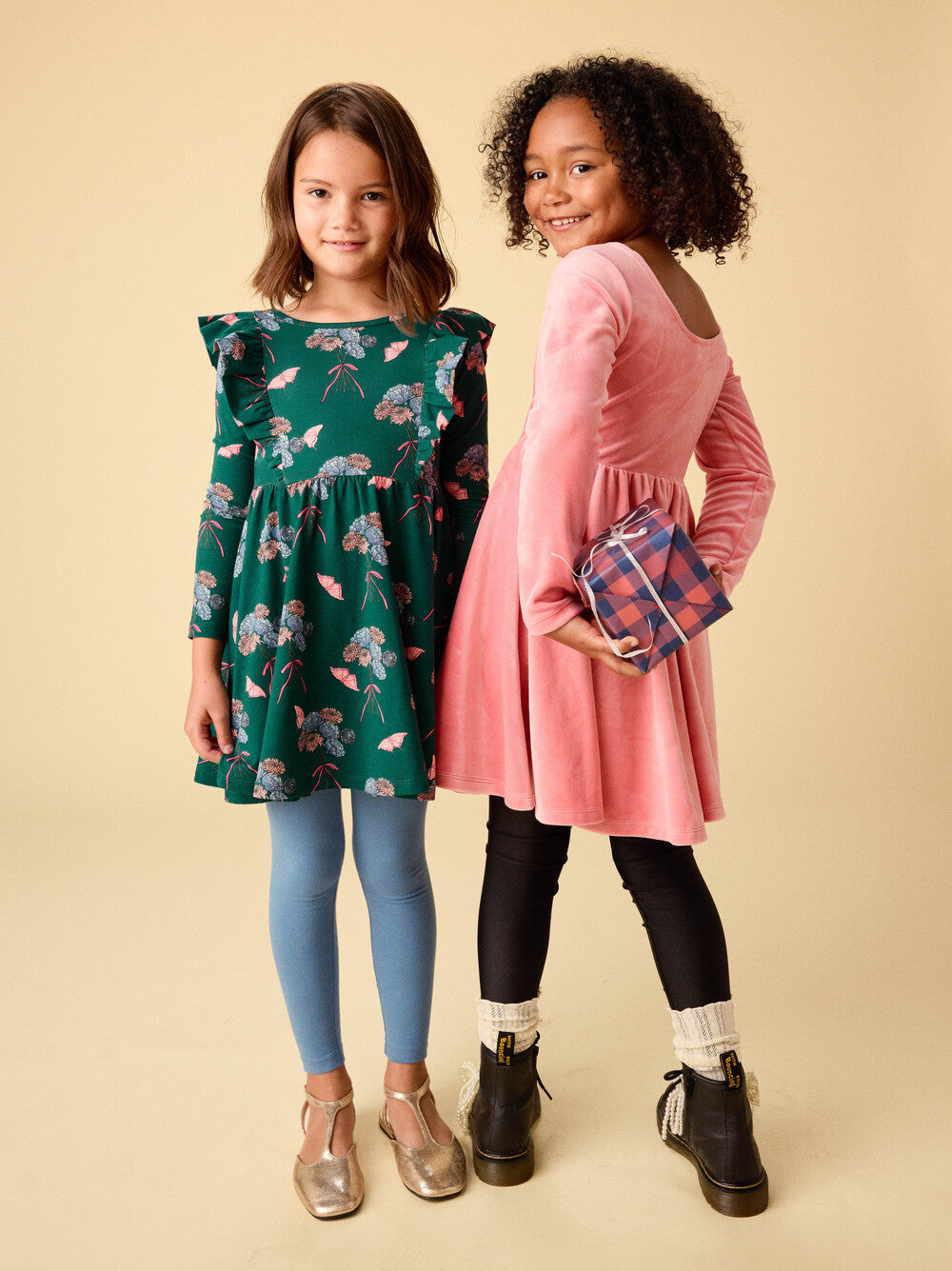 Tea Mauveglow | Velour Ballet Dress