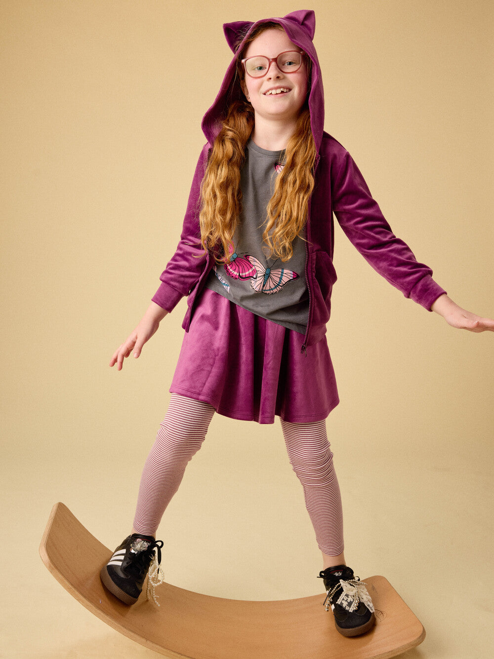 Tea Cosmic Berry | Velour Twirl Skirt