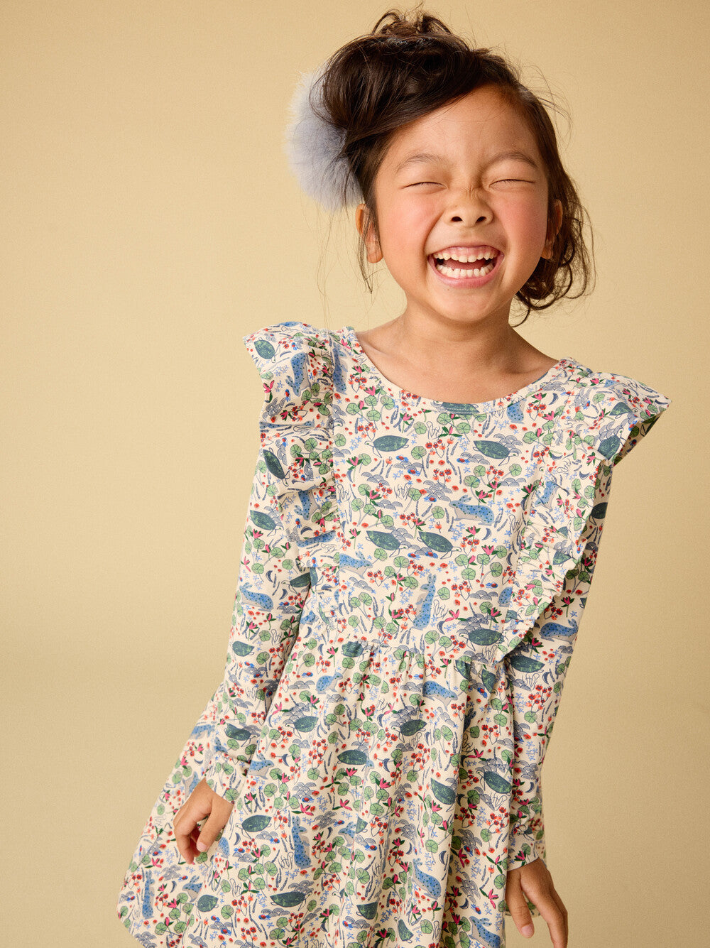 Tea Rabbit | Ruffle Shoulder Ballet Dress