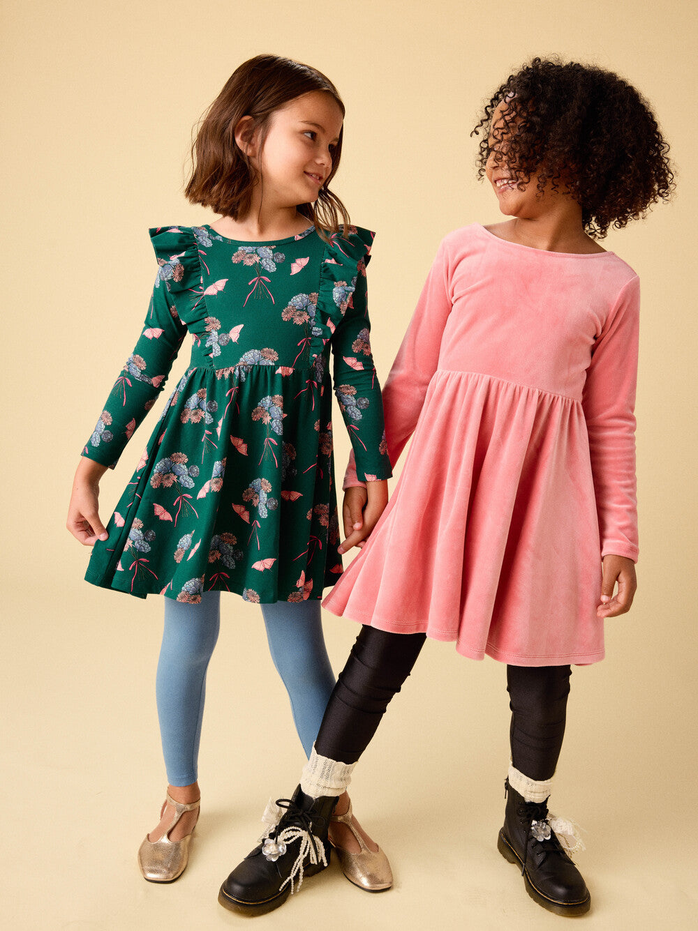 Tea Mauveglow | Velour Ballet Dress