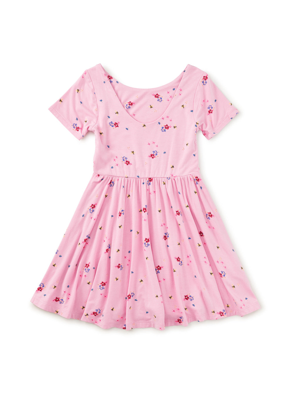 Tea Busy Bees & Flowers | Bamboo Play Soft Dress
