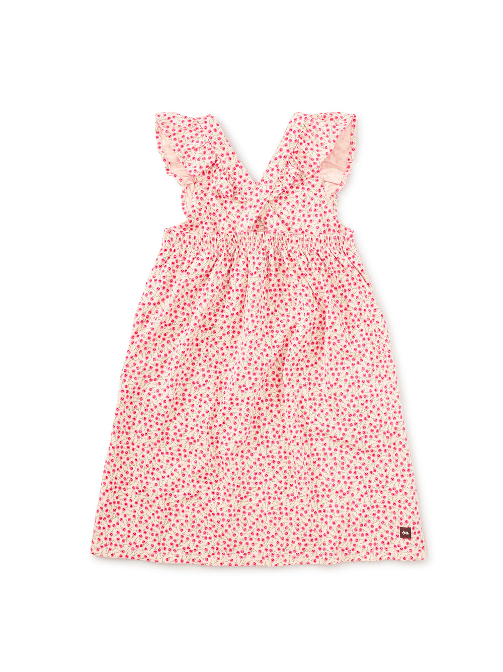 Tea Mini Rose Toss | Ruffle Strap Dress
