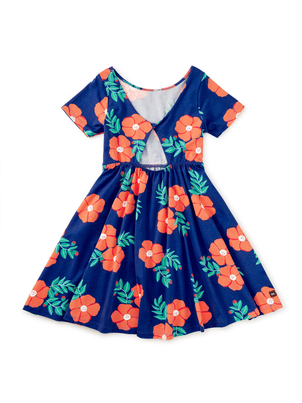 Tea Rock Rose | Twist Back Ballet Dress