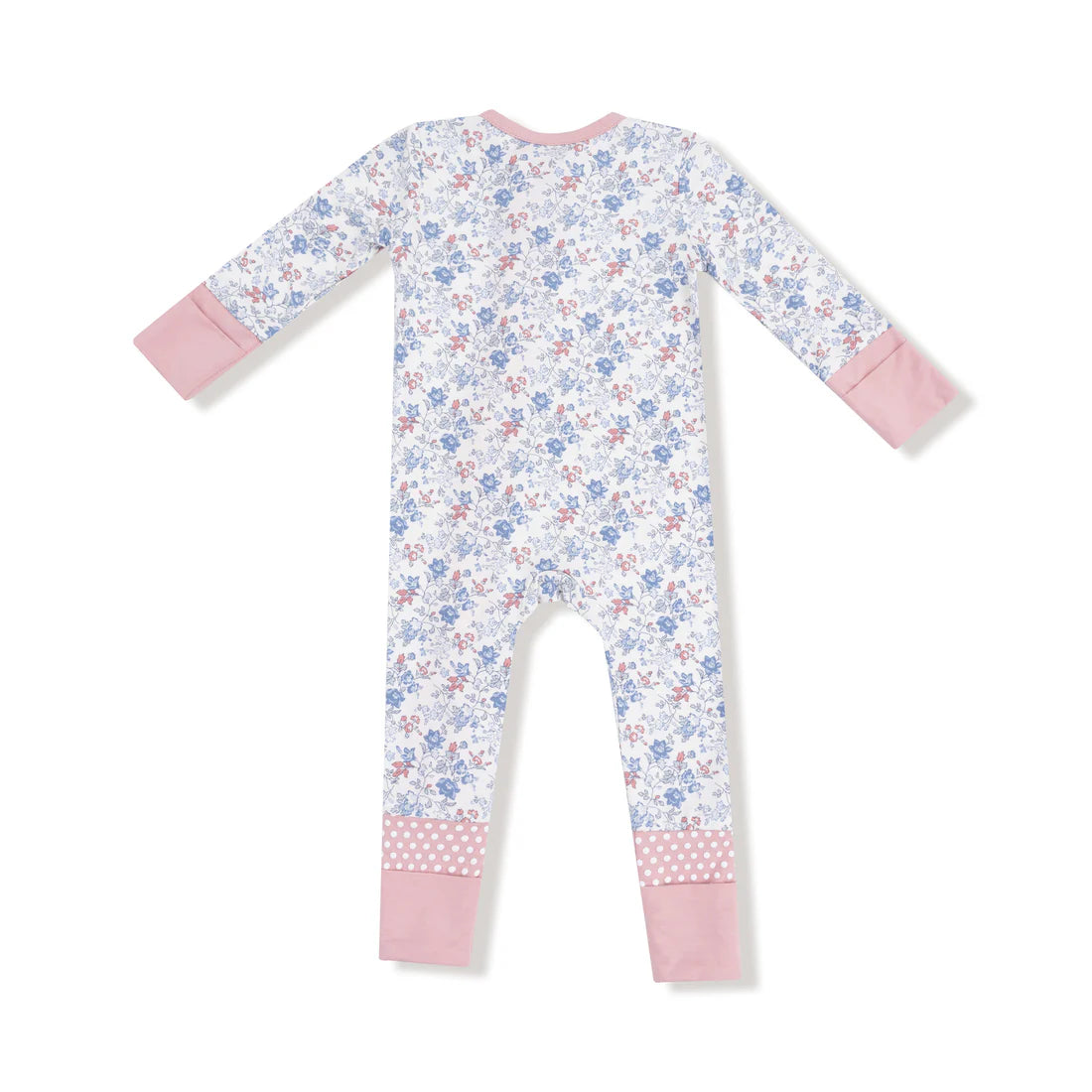 Angel Dear Mellow Rose Country Girl Floral | 2 Way Zipper Romper