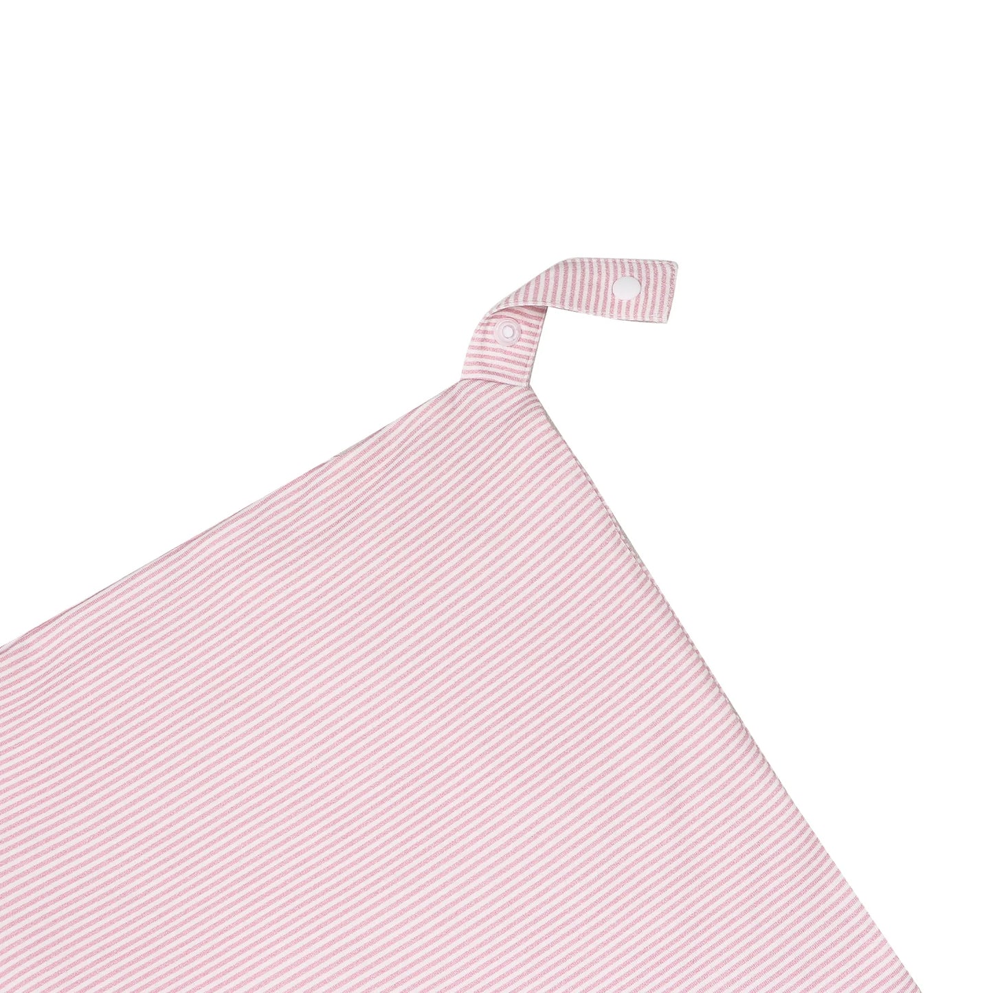 Uptown Baby Pink | Mini Stripe Dog Lovey Blanket + Paci Clip Holder