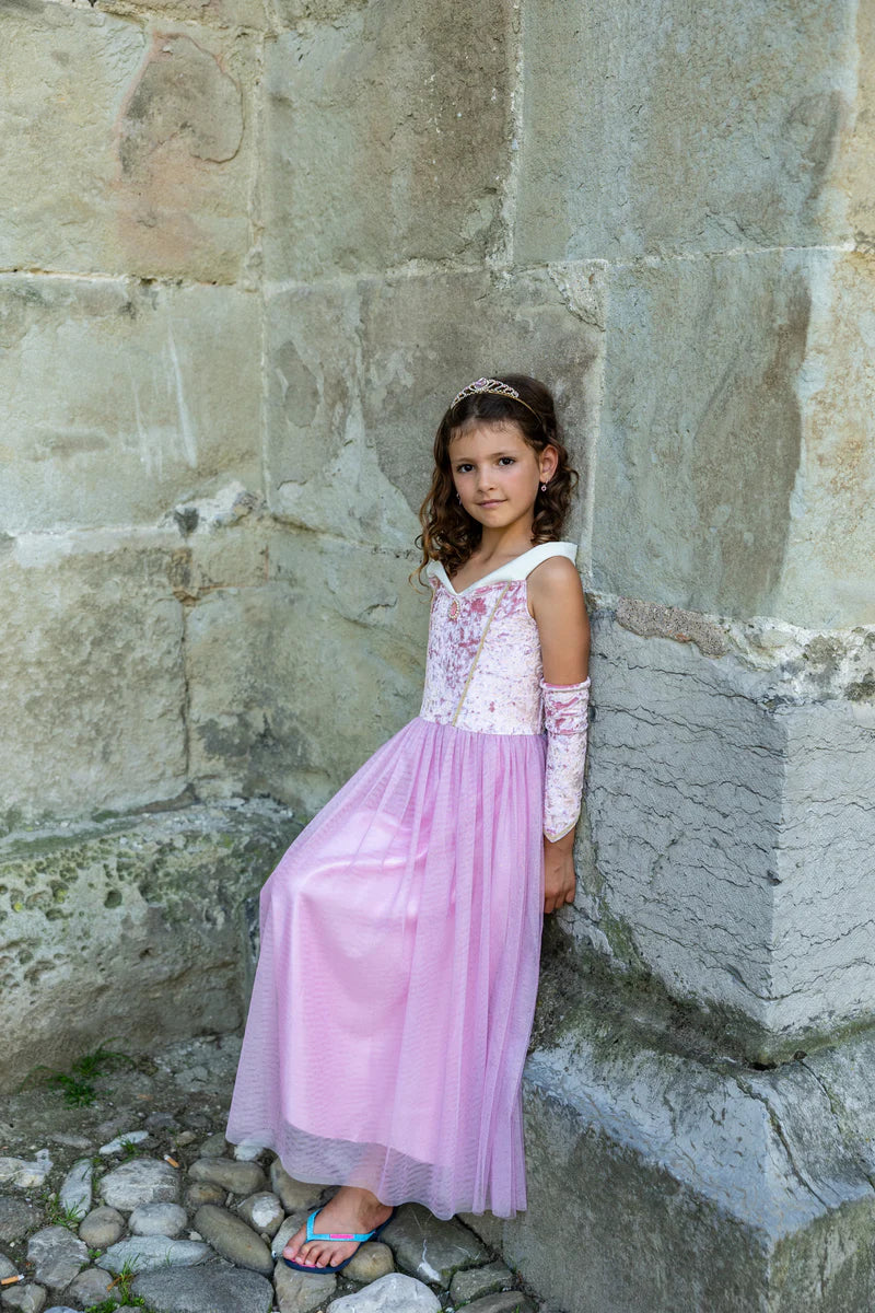 great pretenders princess dress Velvety Soft Sleeping Sweetheart Gown with Arm Warmers black & white stripes Sleeveless Denim Dress | allowing your child to Pant Waist Size (Inches):40