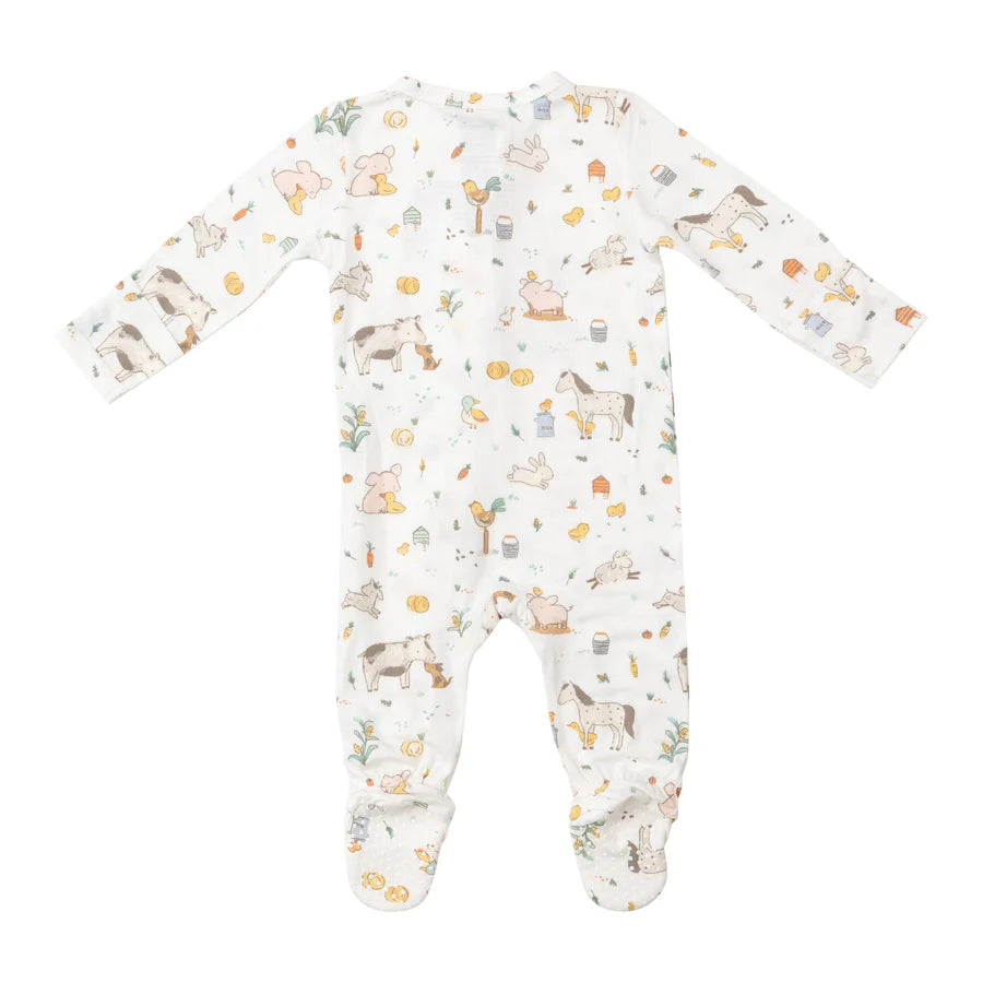 Angel Dear Farm Babies | 2 Way Zipper Footie