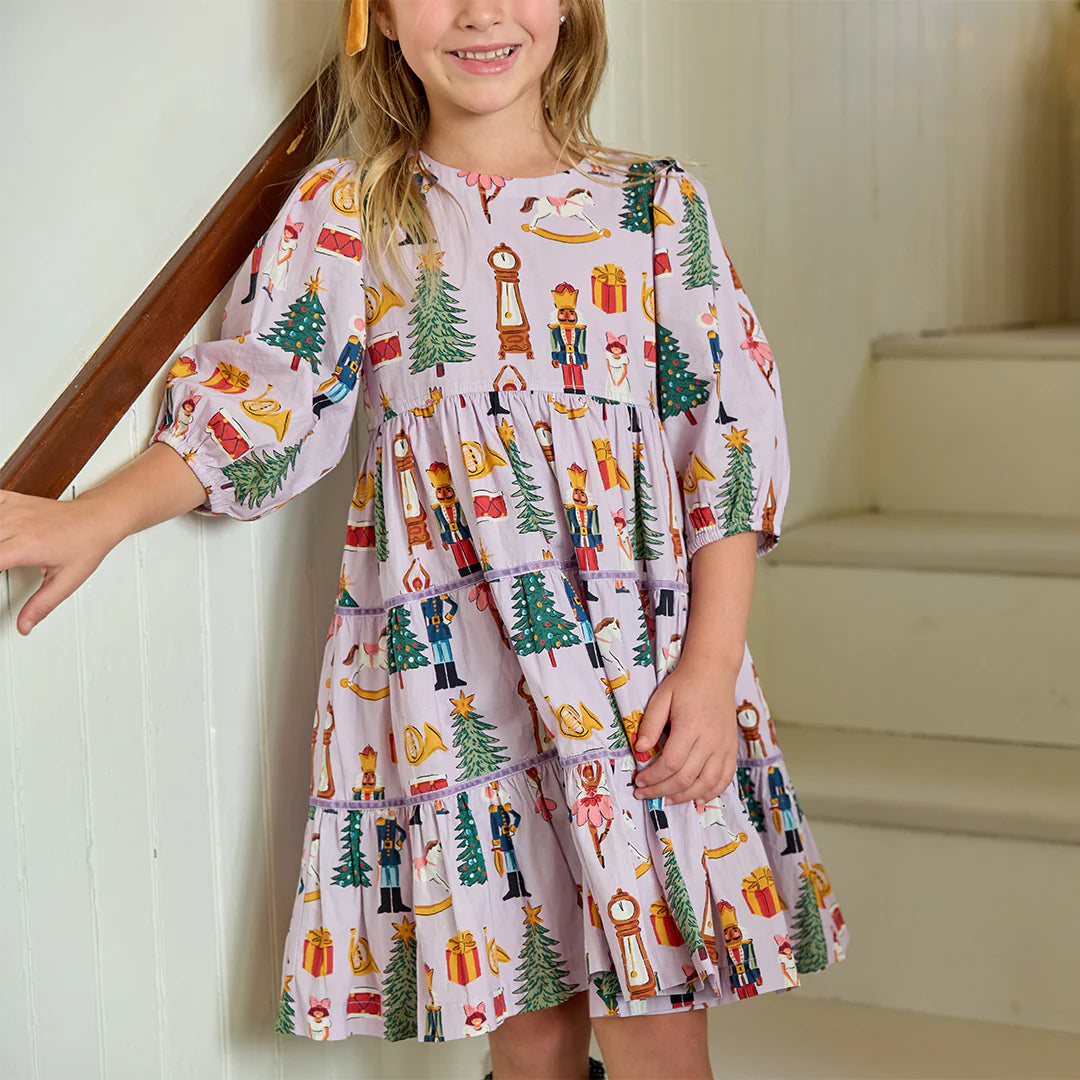Pink Chicken Lavender Nutcracker | Peachy Dress
