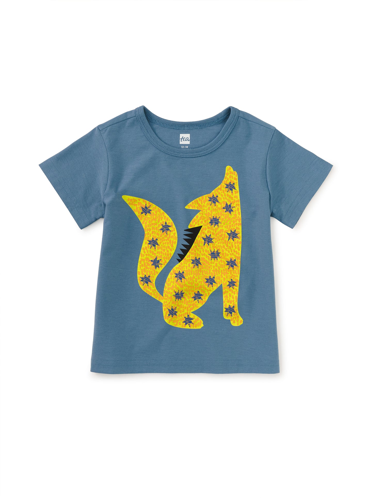 Tea Coronet Blue | Baby Wolf Graphic Tee
