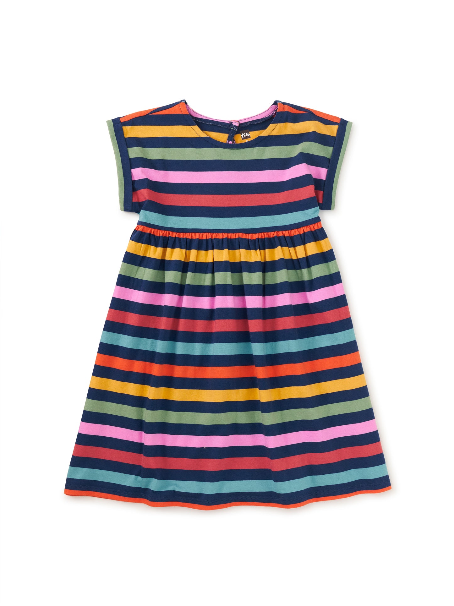 Tea Nightfall | Short Sleeve Empire Dress