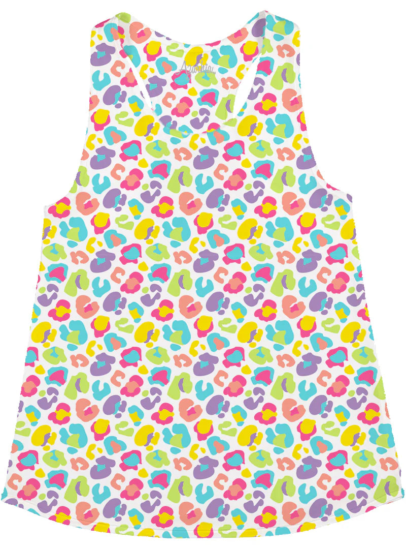 Azarhia Neon Leopard | Racer Back Tank