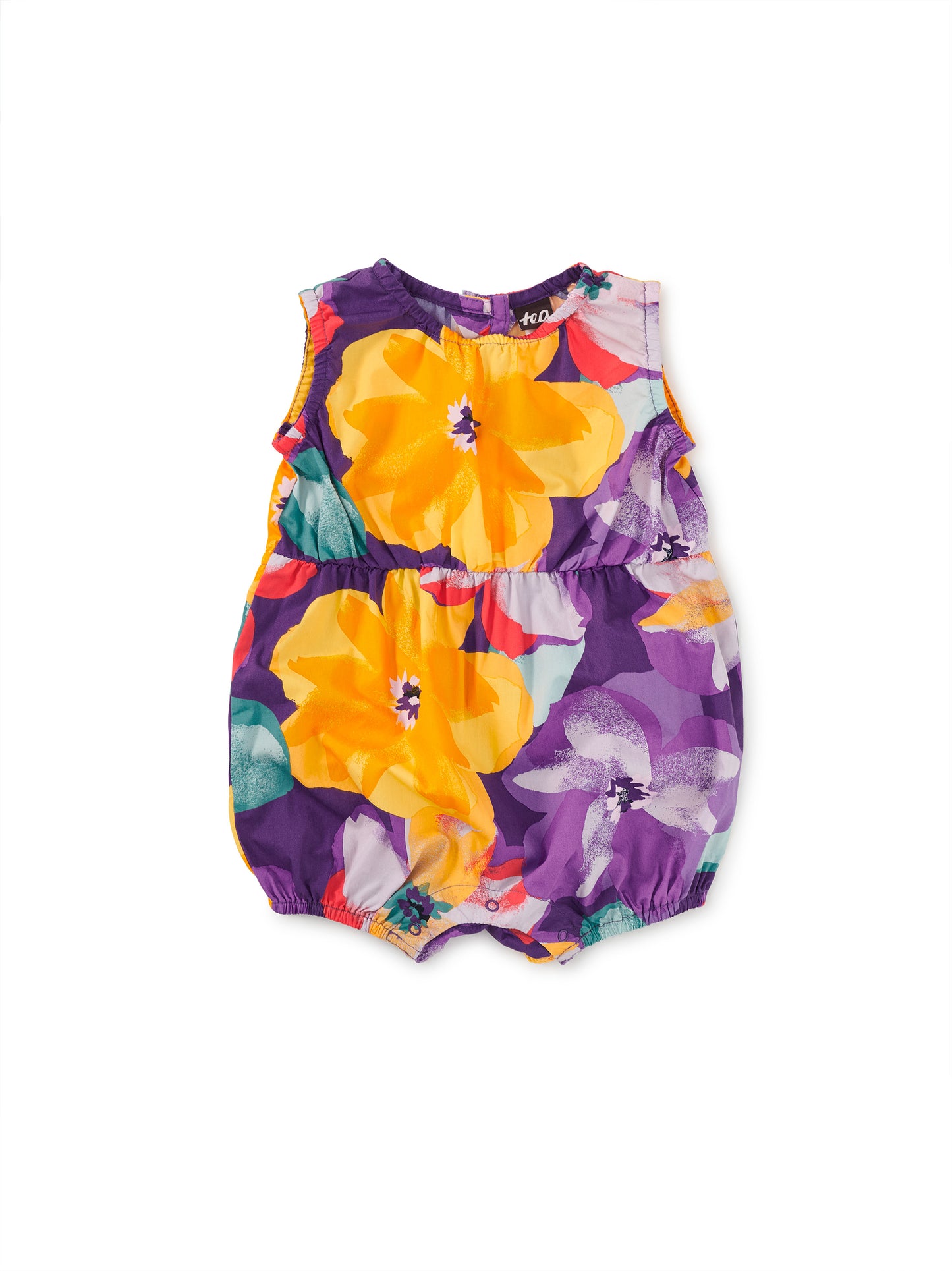 Tea Large Tropical | Peek-A-Boo Back Romper