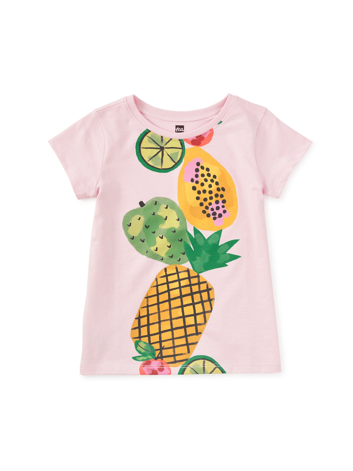 Tea Pink Lady | Stacked Fruit Graphic Tee