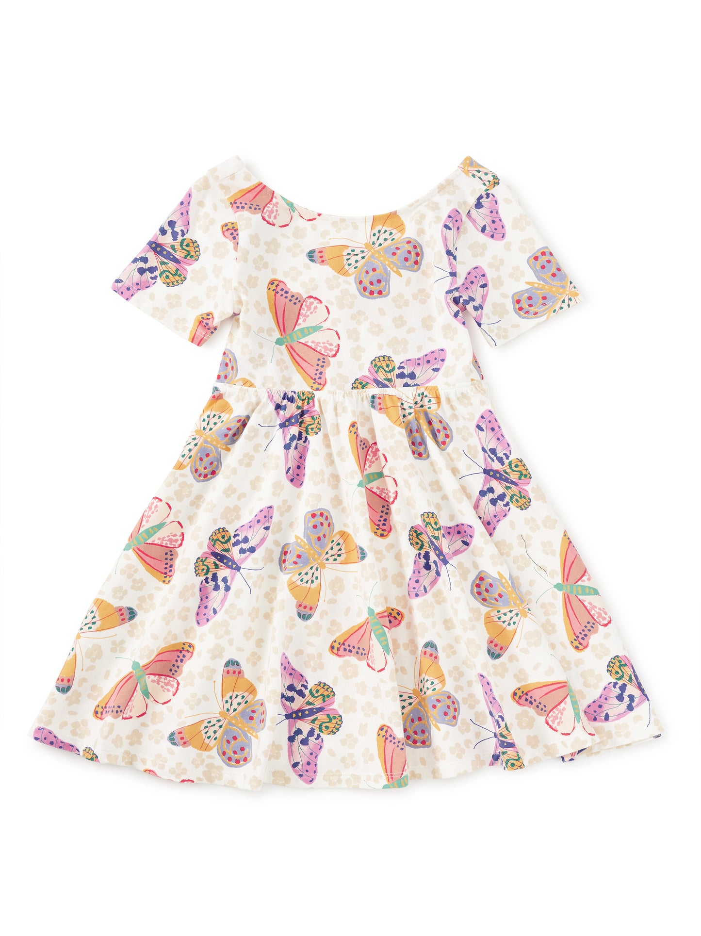 Tea Jaguar Spot | Twist Back Ballet Dress