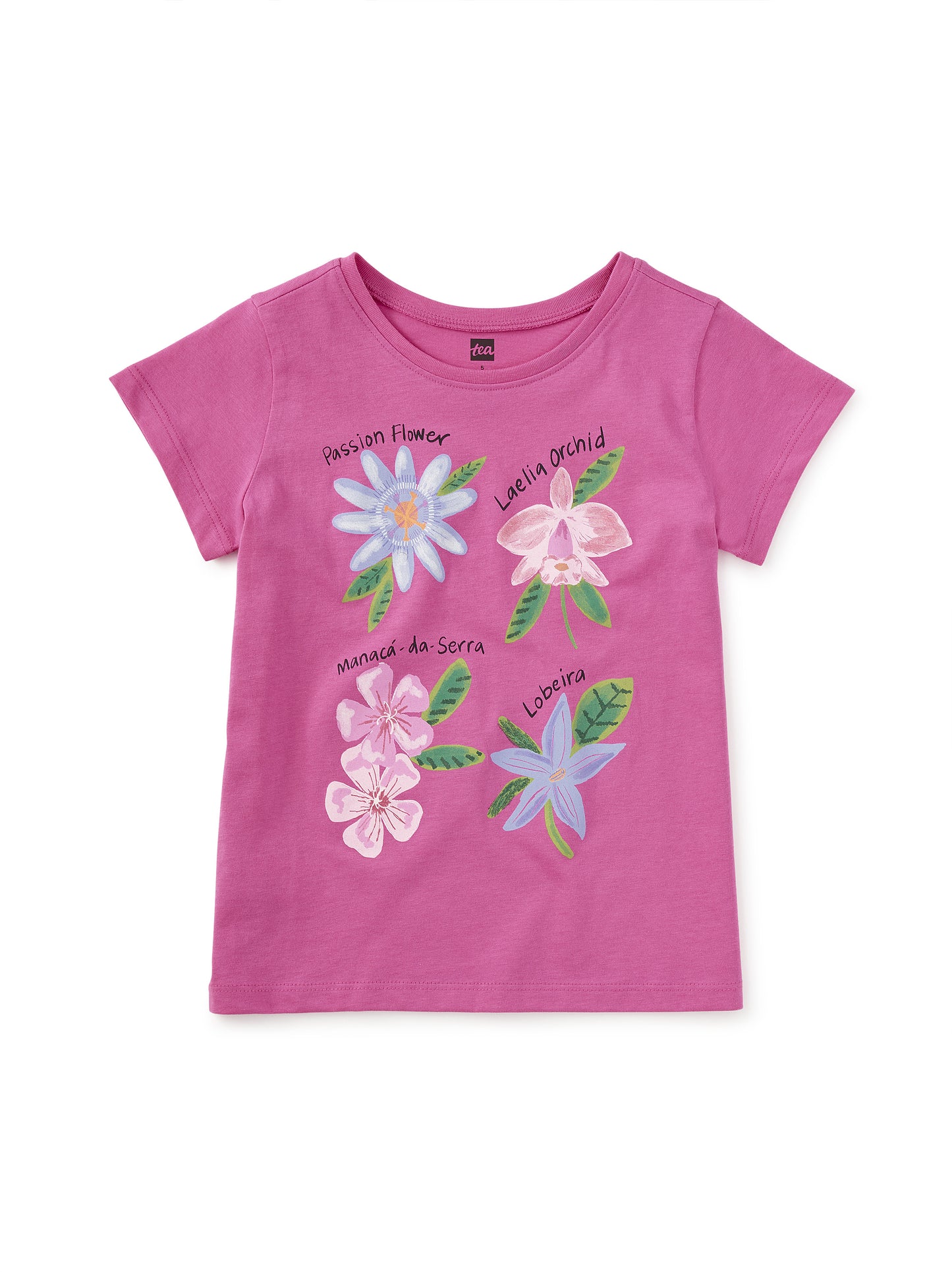 Tea Carousel Pink | Orchid Discovery Graphic Tee