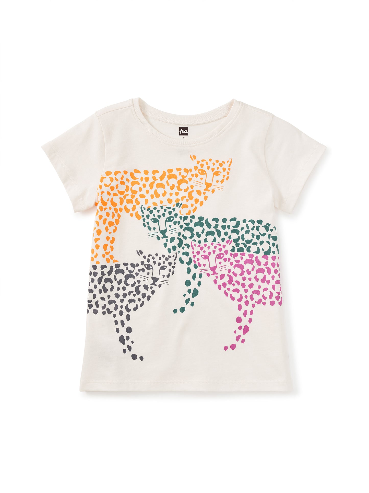 Tea Chalk | Rainbow Jaguars Graphic Tee