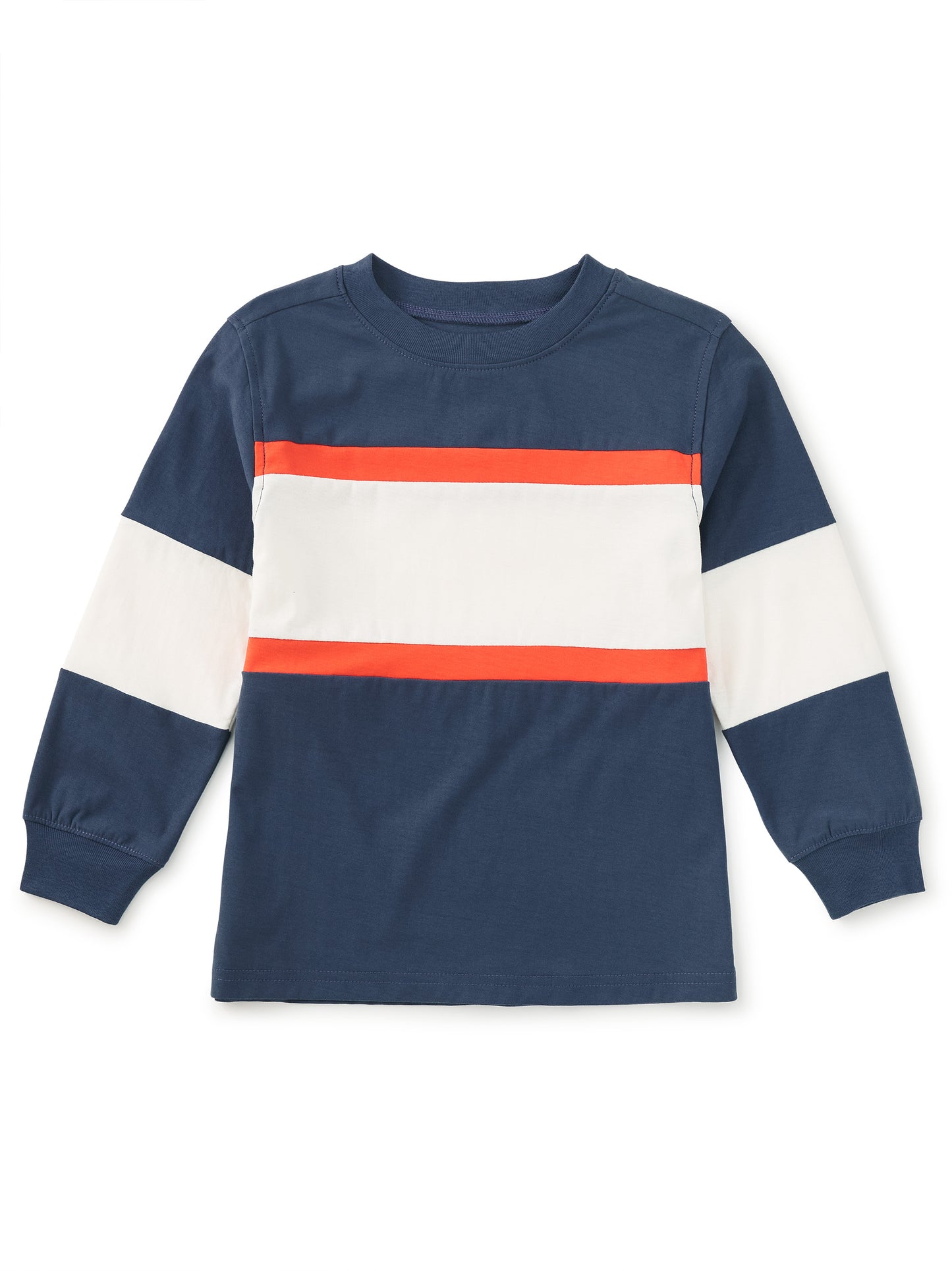 Tea Naval Blue | Colorblock Rugby Top