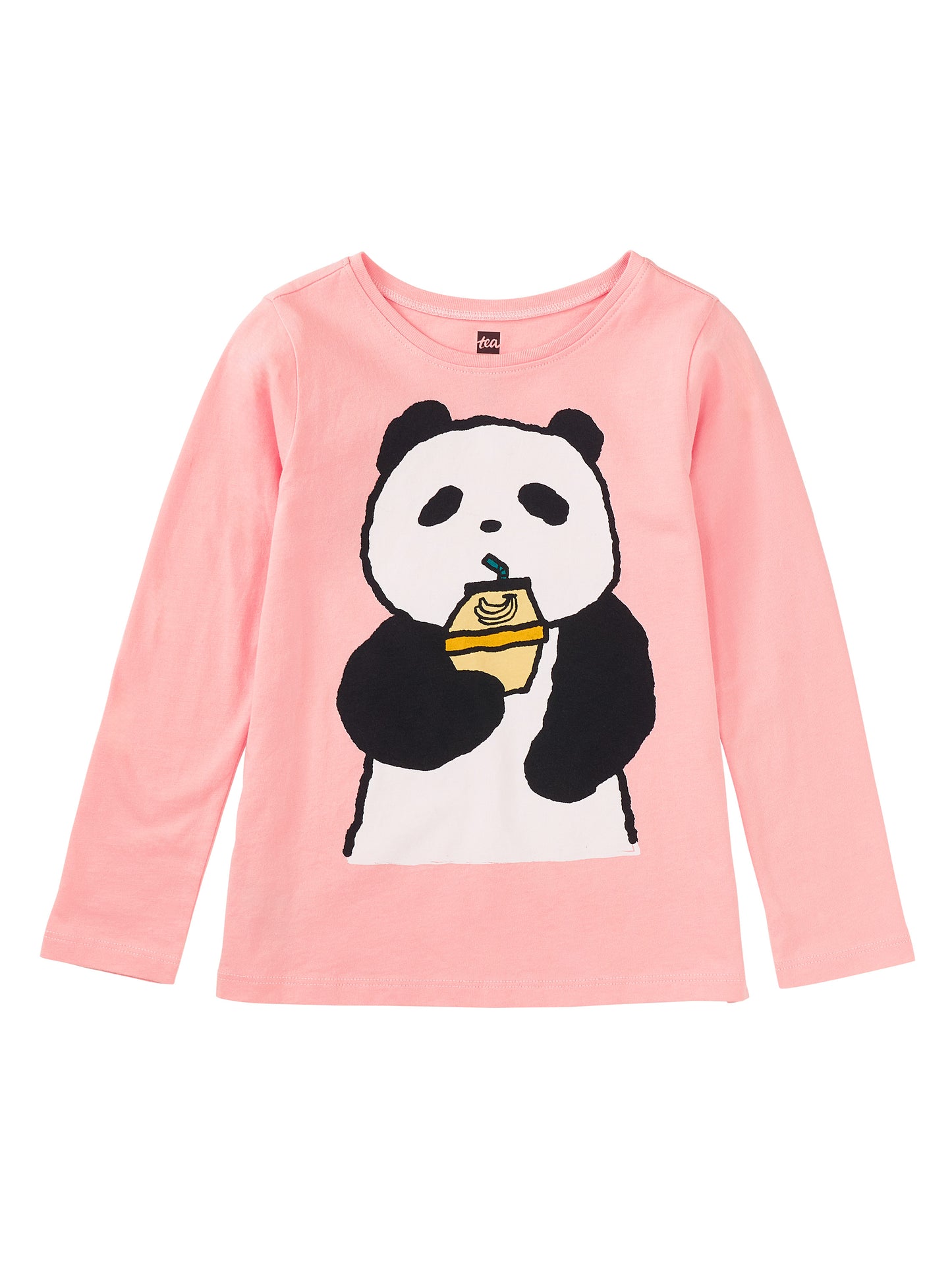 Tea Cherry Blossom | Banana Milk Panda Graphic Tee