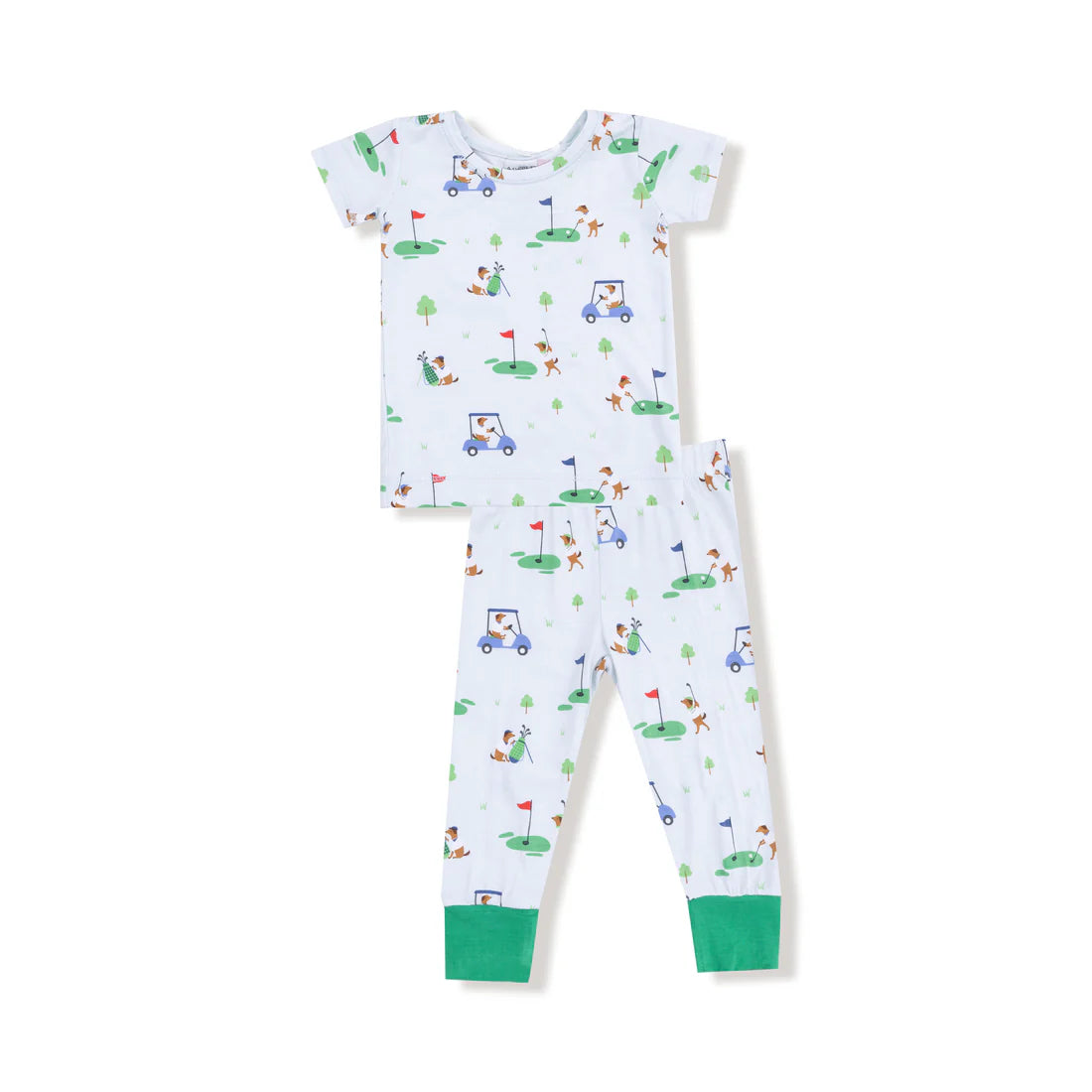 Angel Dear Blue | Dog Gone Golf Short Sleeve Loungewear Set