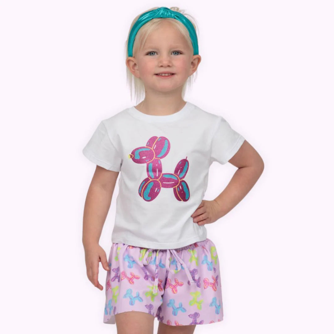 Azarhia Neon | Balloon Dog Butterfly Shorts