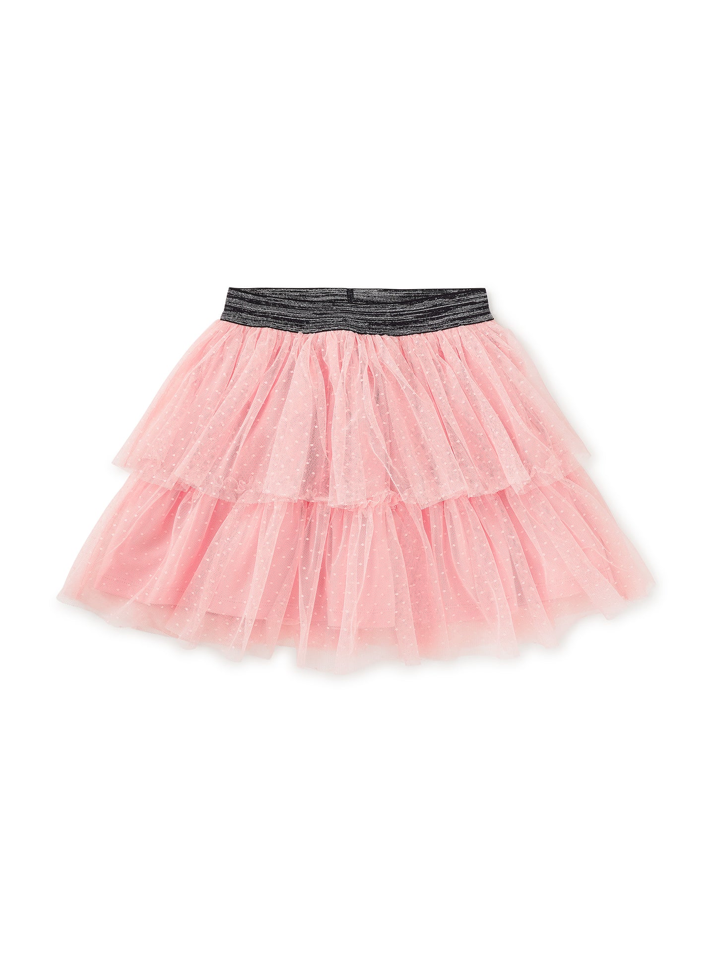 Tea Cherry Blossom | Layered Dot Tulle Skirt